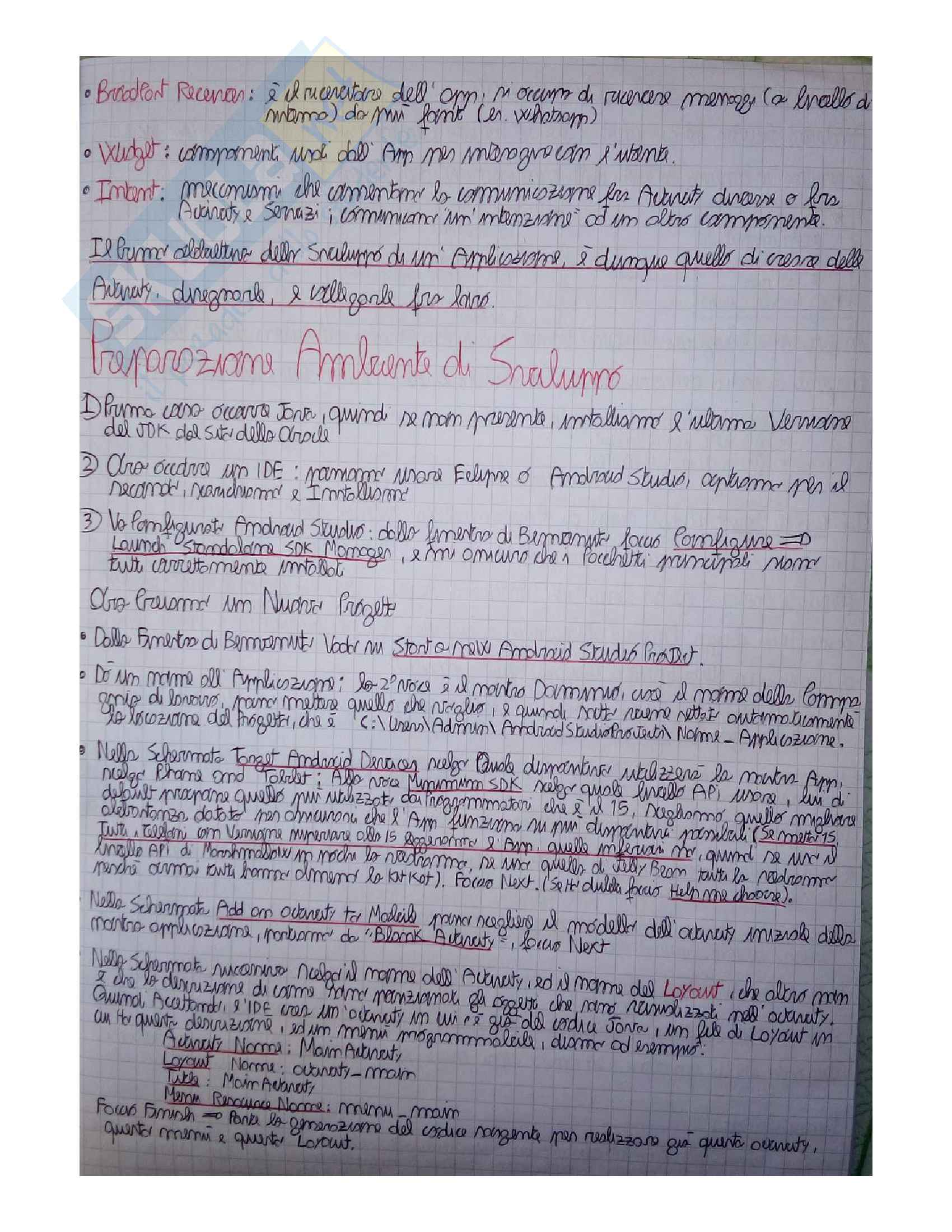 Laboratorio di progettazione di applicazioni Android Pag. 6
