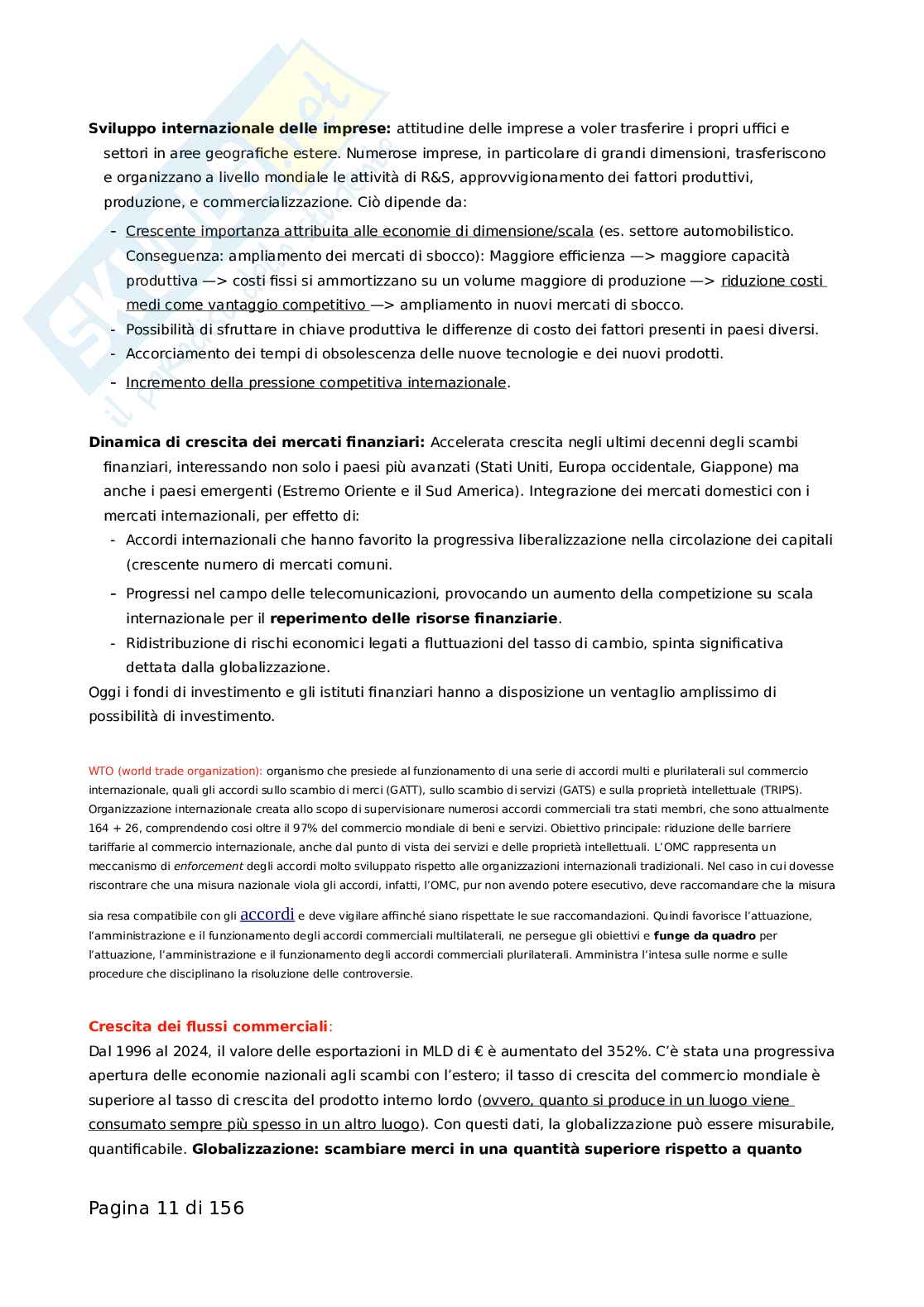 Marketing internazionale Pag. 11