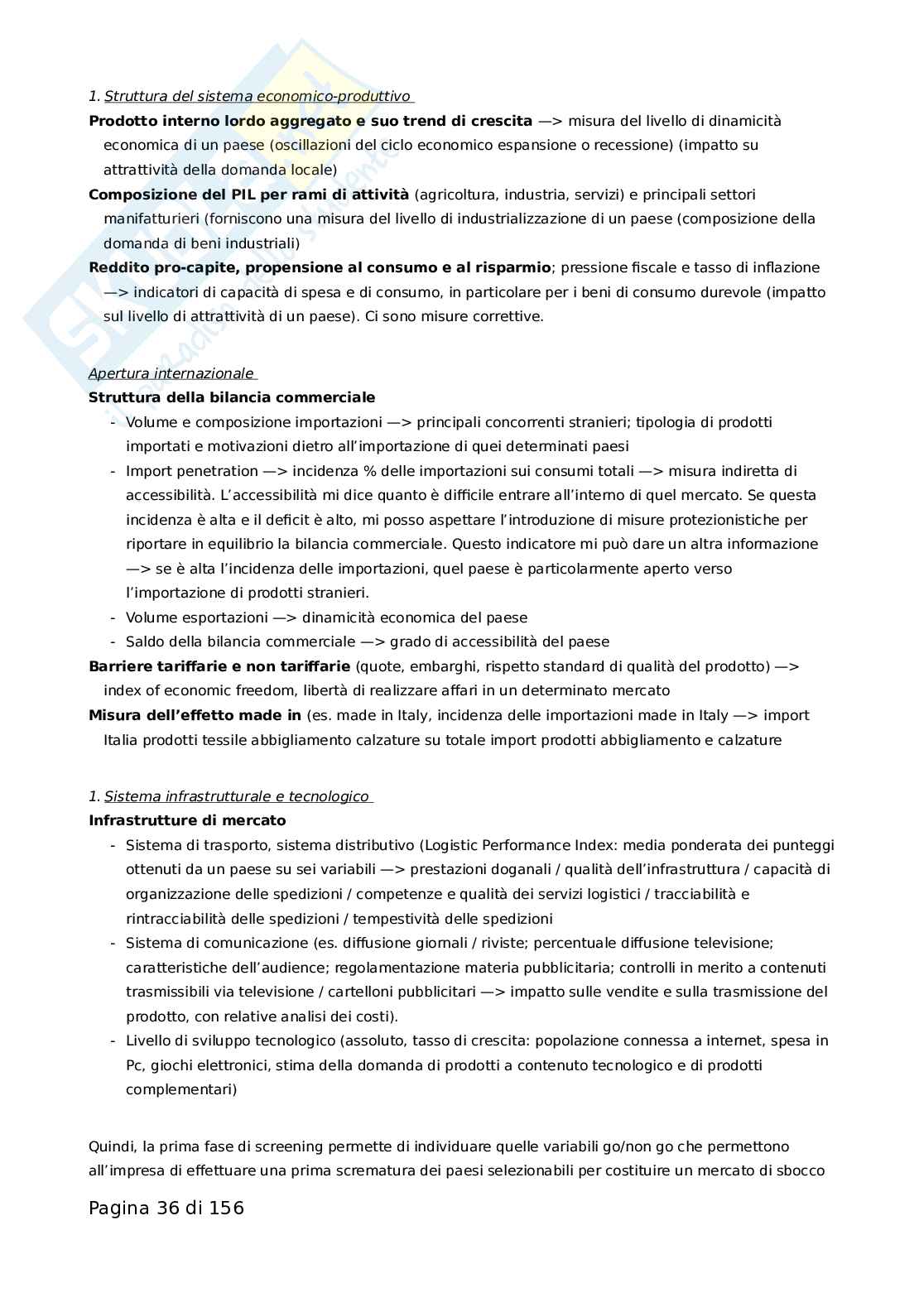 Marketing internazionale Pag. 36