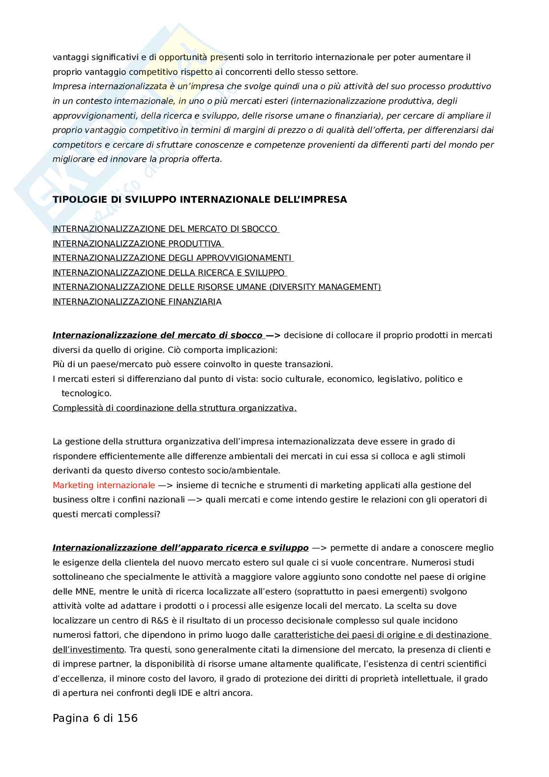 Marketing internazionale Pag. 6