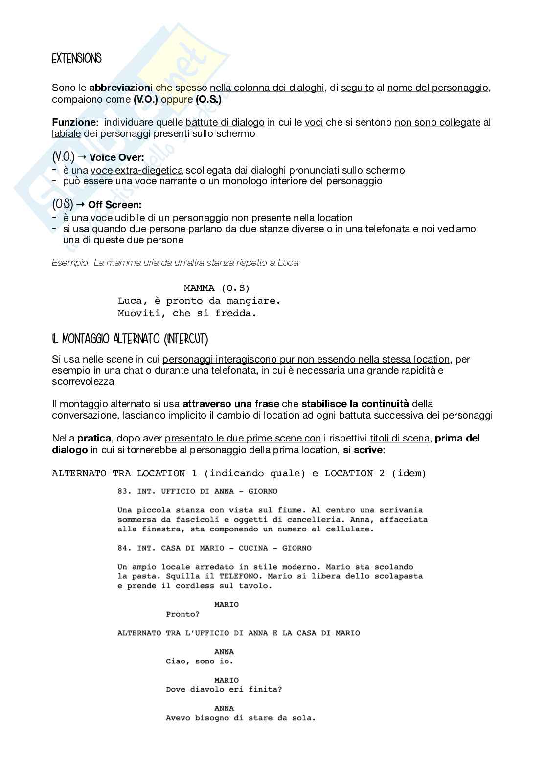 Fondamenti di sceneggiatura Pag. 16