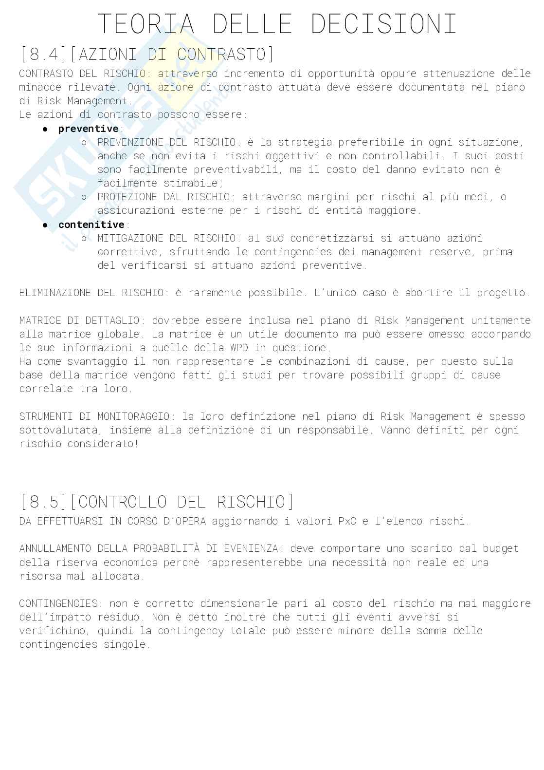 Appunti Rielaborati Gestione dei Progetti Pag. 36