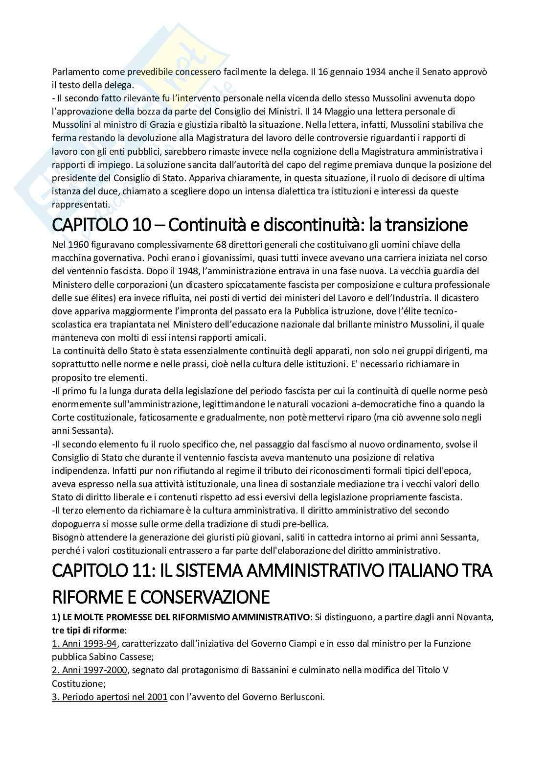 Riassunto esame Storia delle pubblica amministrazione, Prof. Agostini Filiberto, libro consigliato Fare lo Stato per fare gli italiani, Guido Melis Pag. 11