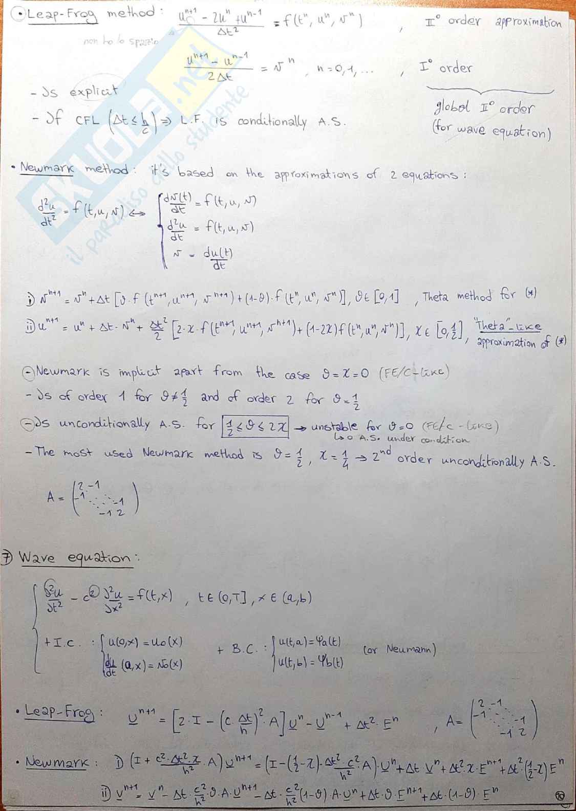 Formulario e laboratori Numerical methods Pag. 11