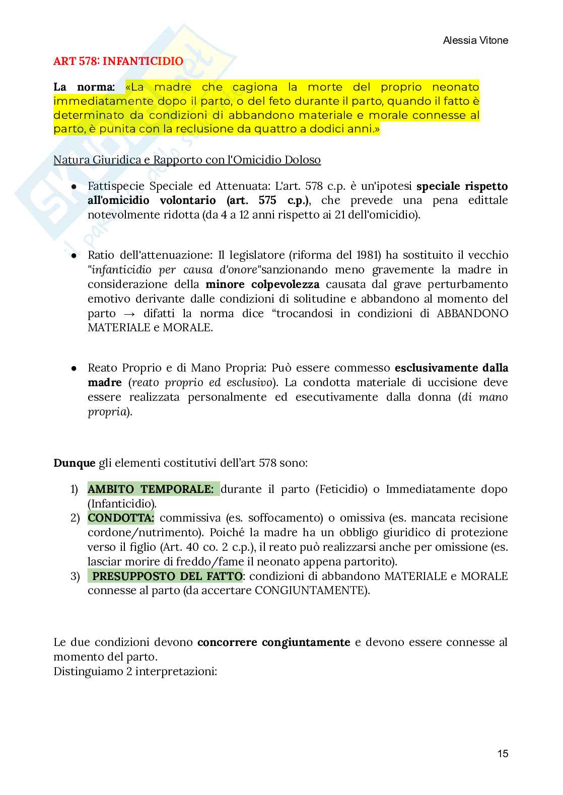 Riassunto esame Diritto , Prof. Seminara Sergio, libro consigliato Diritto penale, lineamenti di parte speciale, Bartoli, Pelissero, Seminara Pag. 16