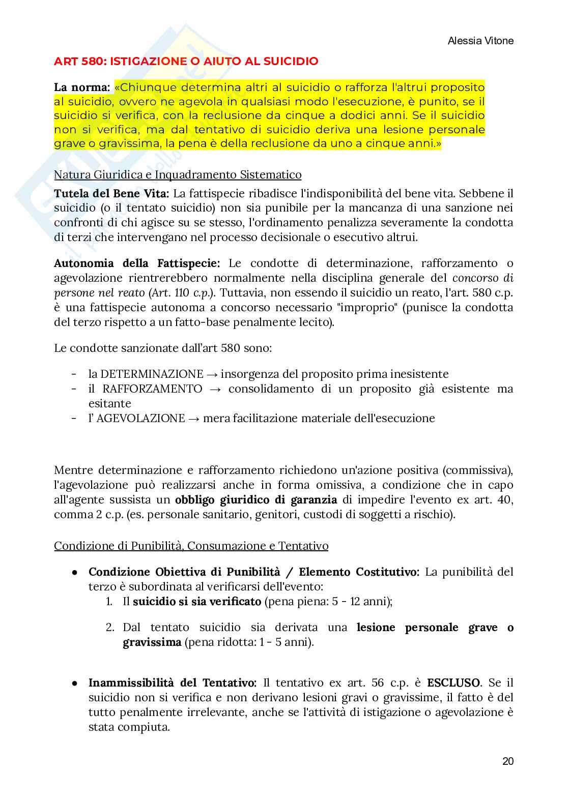 Riassunto esame Diritto , Prof. Seminara Sergio, libro consigliato Diritto penale, lineamenti di parte speciale, Bartoli, Pelissero, Seminara Pag. 21