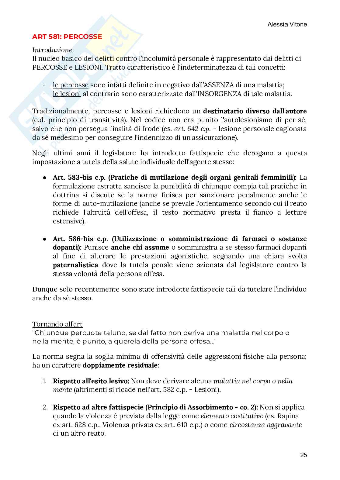 Riassunto esame Diritto , Prof. Seminara Sergio, libro consigliato Diritto penale, lineamenti di parte speciale, Bartoli, Pelissero, Seminara Pag. 26