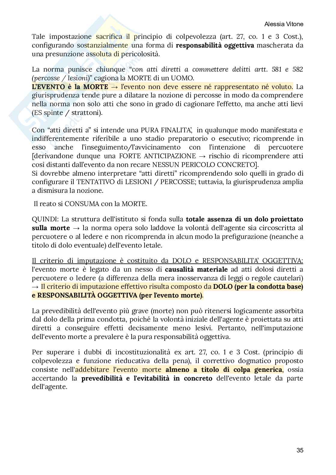 Riassunto esame Diritto , Prof. Seminara Sergio, libro consigliato Diritto penale, lineamenti di parte speciale, Bartoli, Pelissero, Seminara Pag. 36
