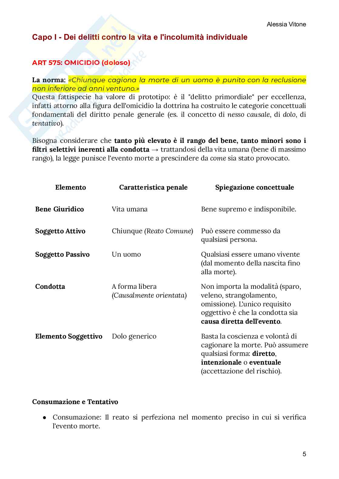 Riassunto esame Diritto , Prof. Seminara Sergio, libro consigliato Diritto penale, lineamenti di parte speciale, Bartoli, Pelissero, Seminara Pag. 6
