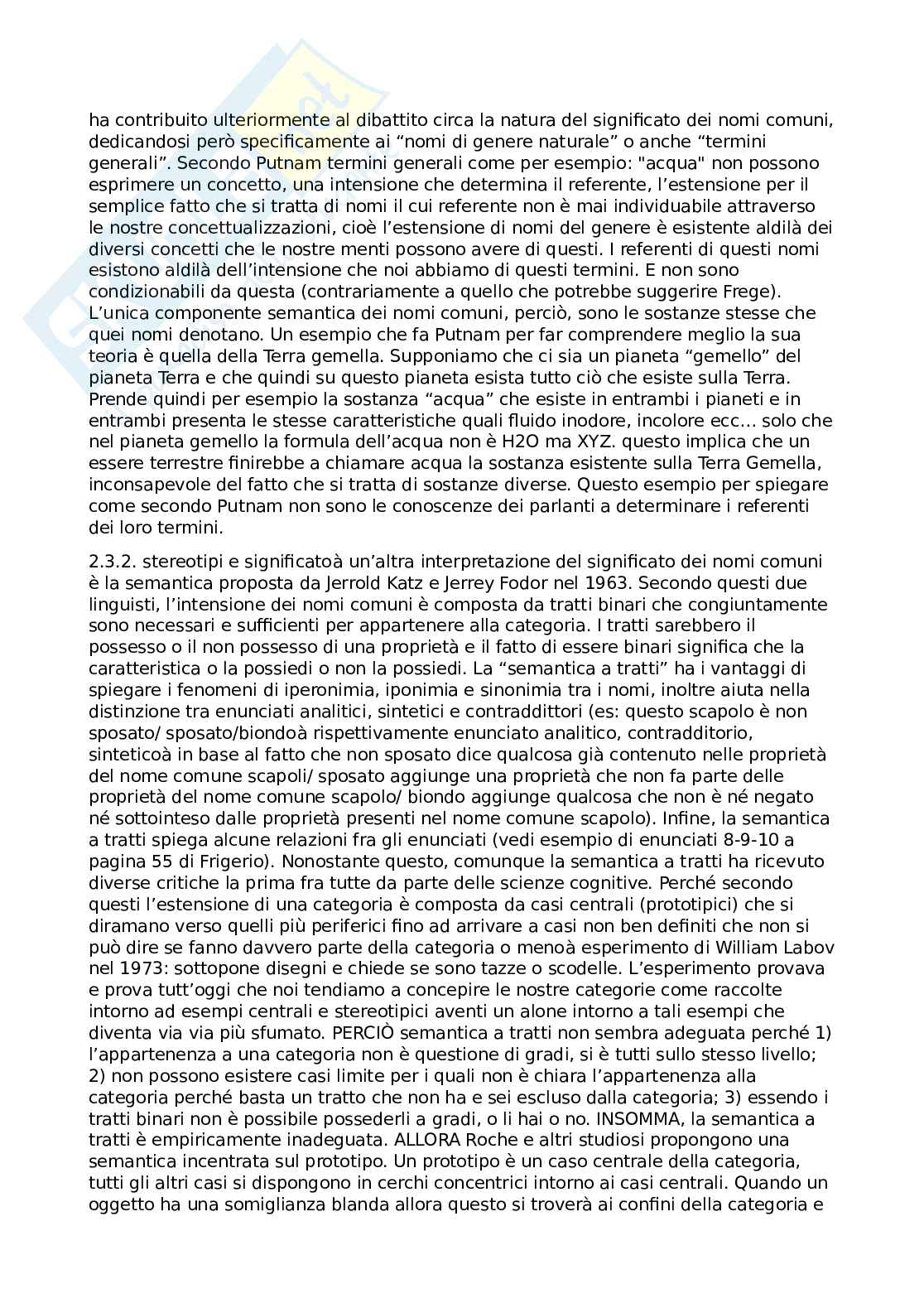 Appunti del corso Filosofia del linguaggio Pag. 6