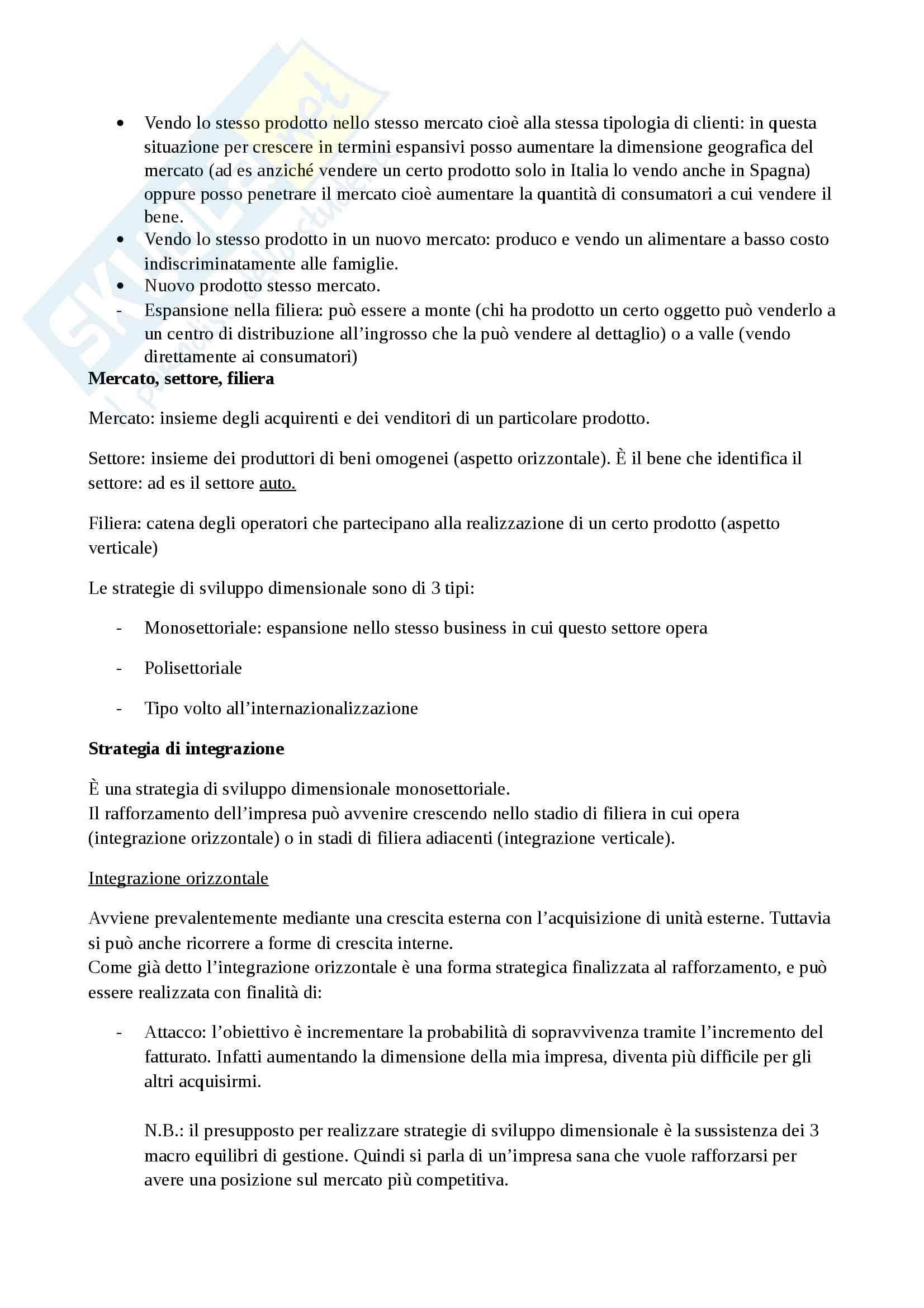 Appunti di economia e gestione delle imprese, economia e gestione delle imprese Pag. 21