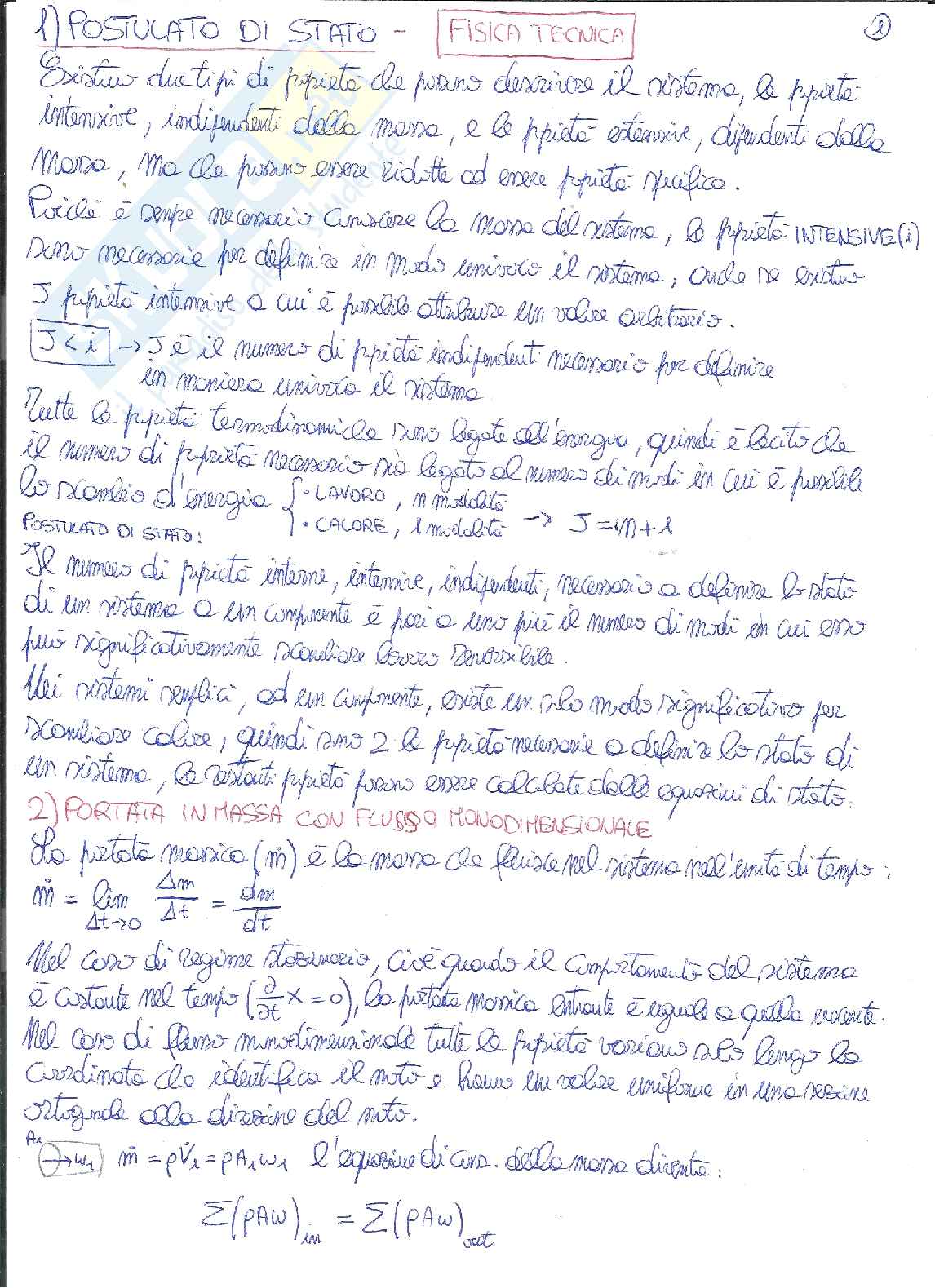 Soluzioni delle 57 domande teoriche di Fisica Tecnica Pag. 1
