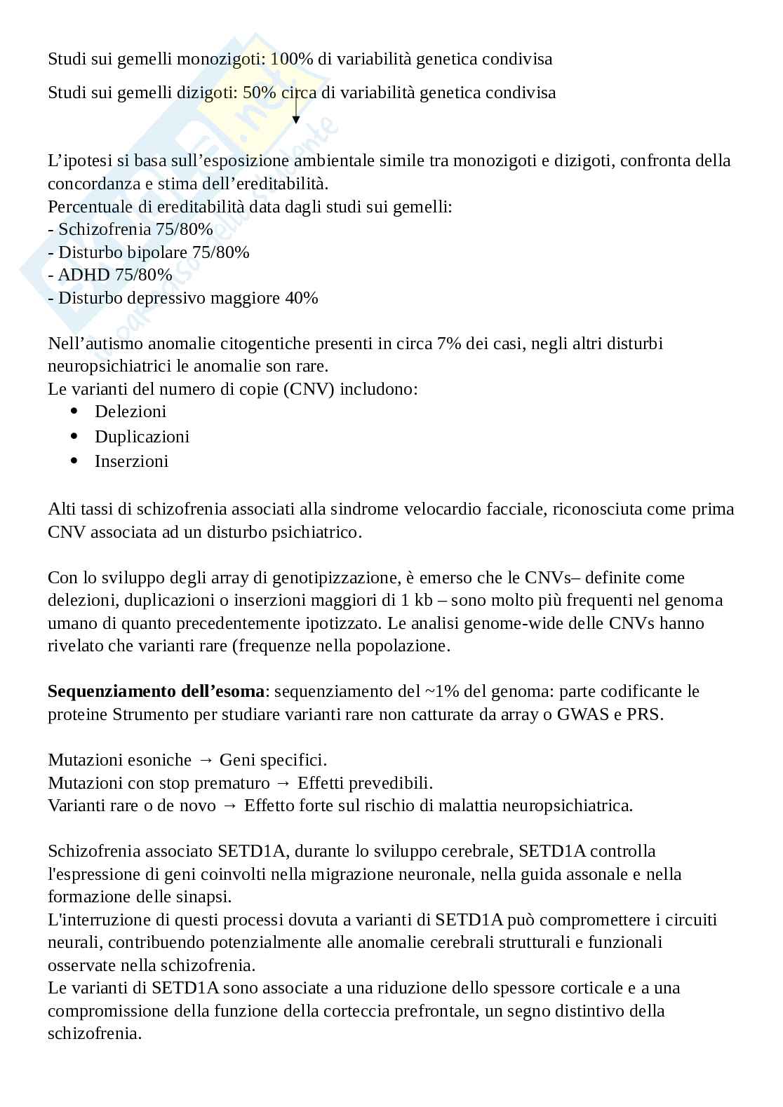 Appunti slide di Neurogenetica Pag. 26