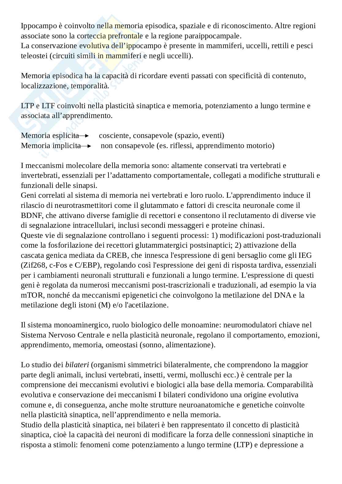 Appunti slide di Neurogenetica Pag. 36