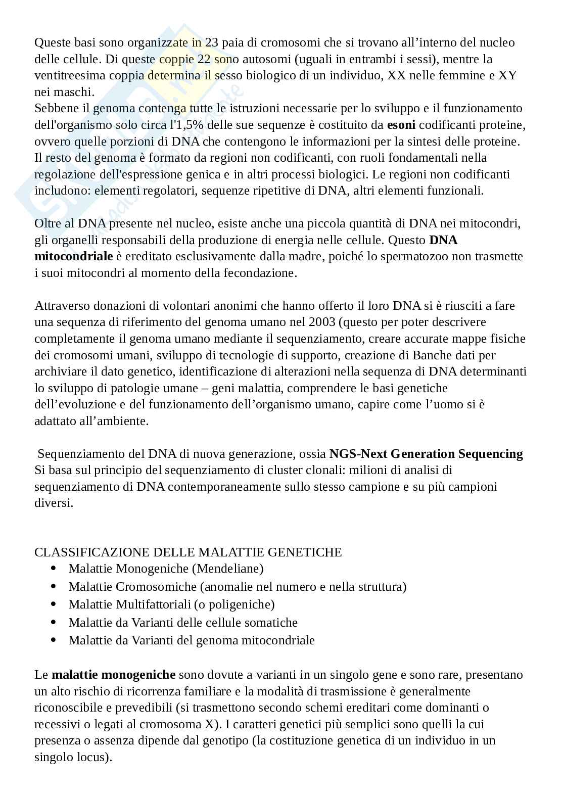 Appunti slide di Neurogenetica Pag. 6