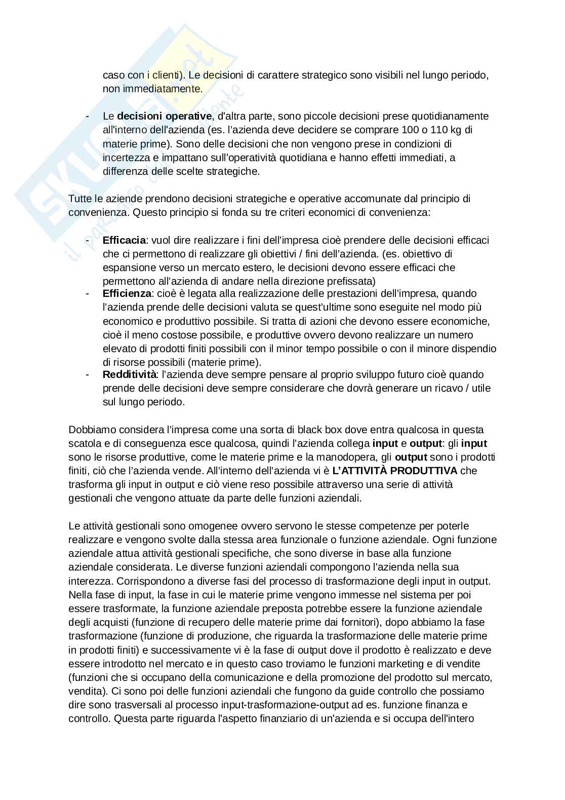 Appunti Economia aziendale  Pag. 2