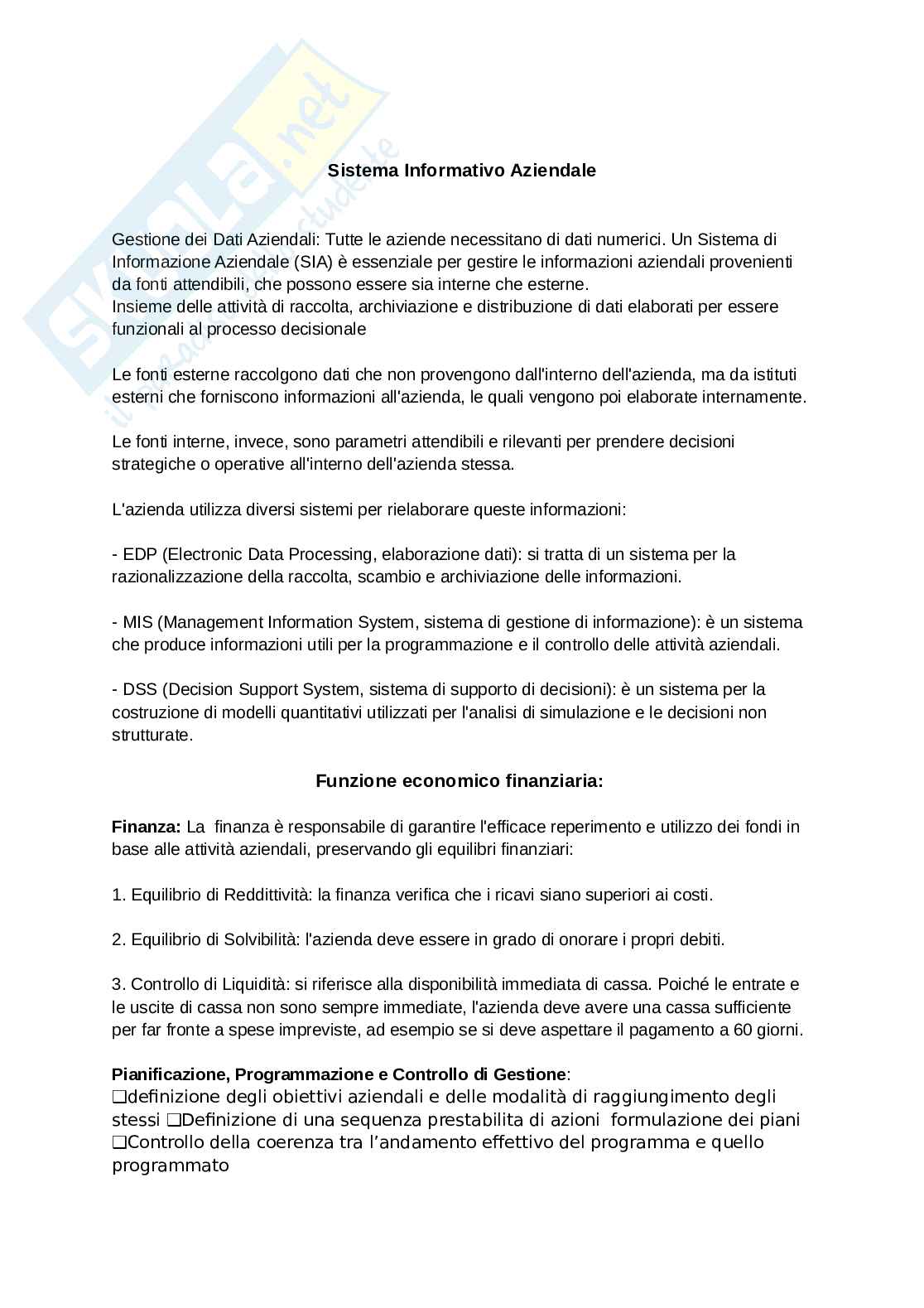 Appunti Economia aziendale  Pag. 6