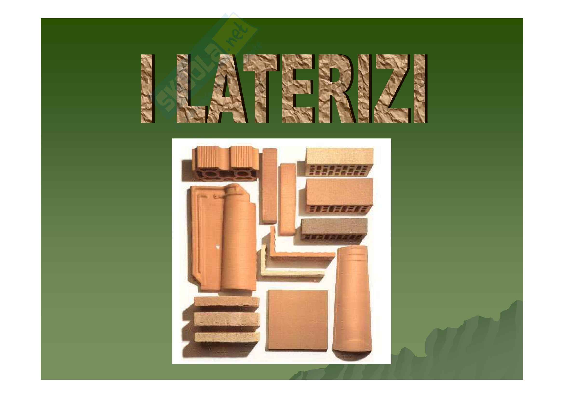 Petrografia - laterizi Pag. 1