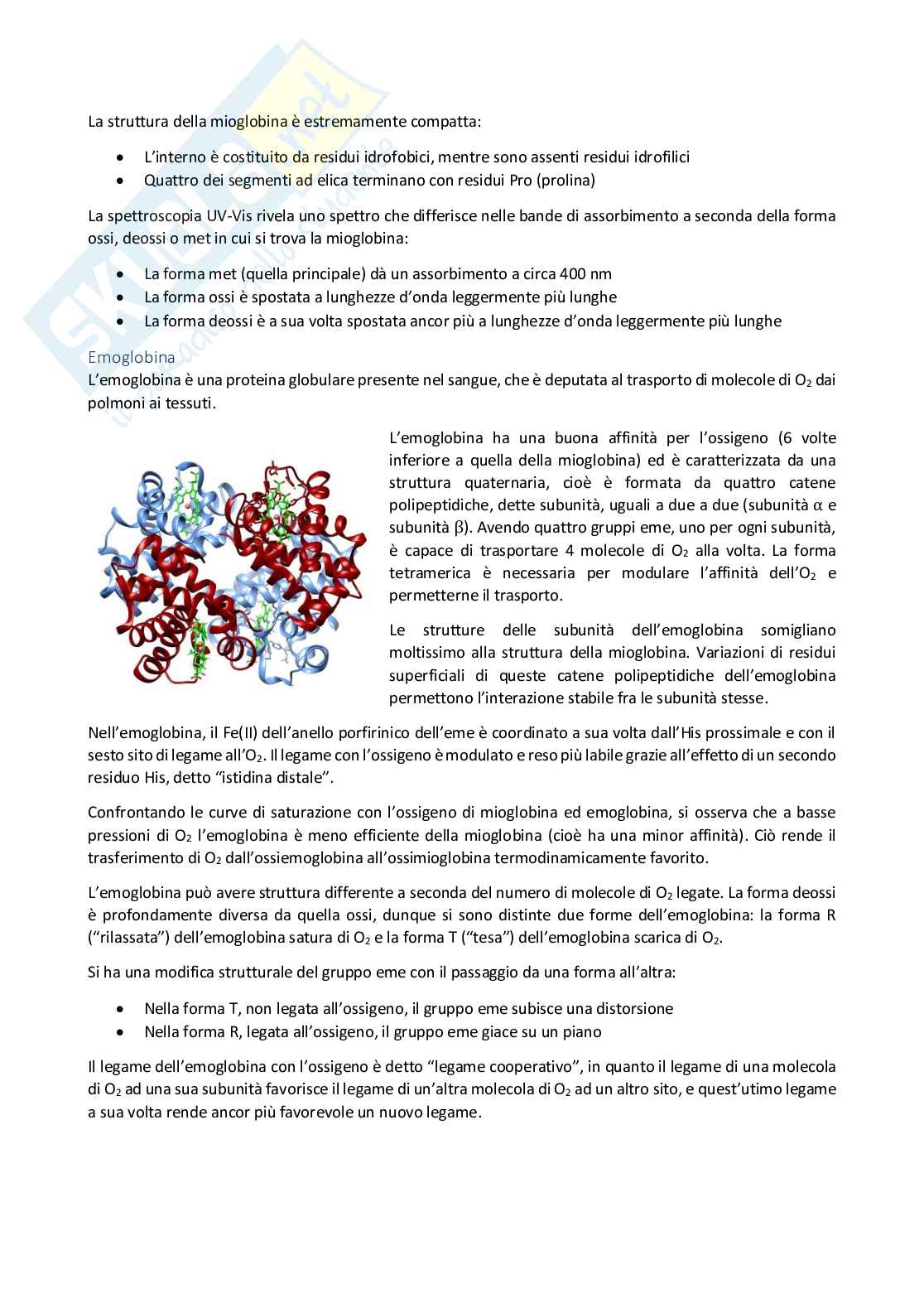 Laboratorio di chimica inorganica - Chimica bioinorganica Pag. 11