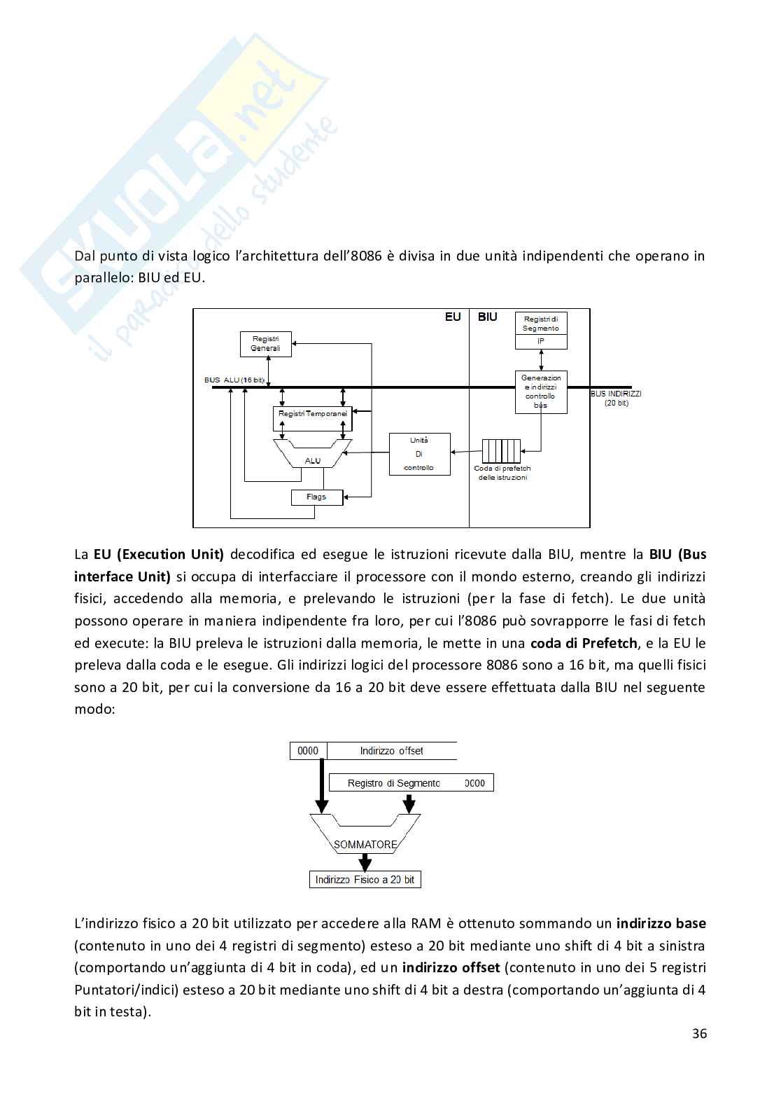 Architettura dei Processori (Parte 2 della Raccolta) Pag. 36