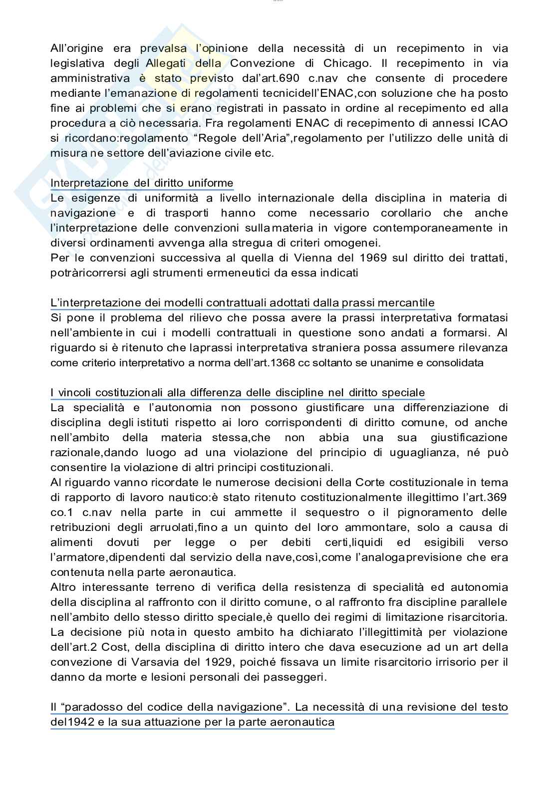 Riassunto esame Diritto della navigazione, prof. Zunarelli, libro consigliato Manuale di diritto della navigazione e dei trasporti Pag. 16
