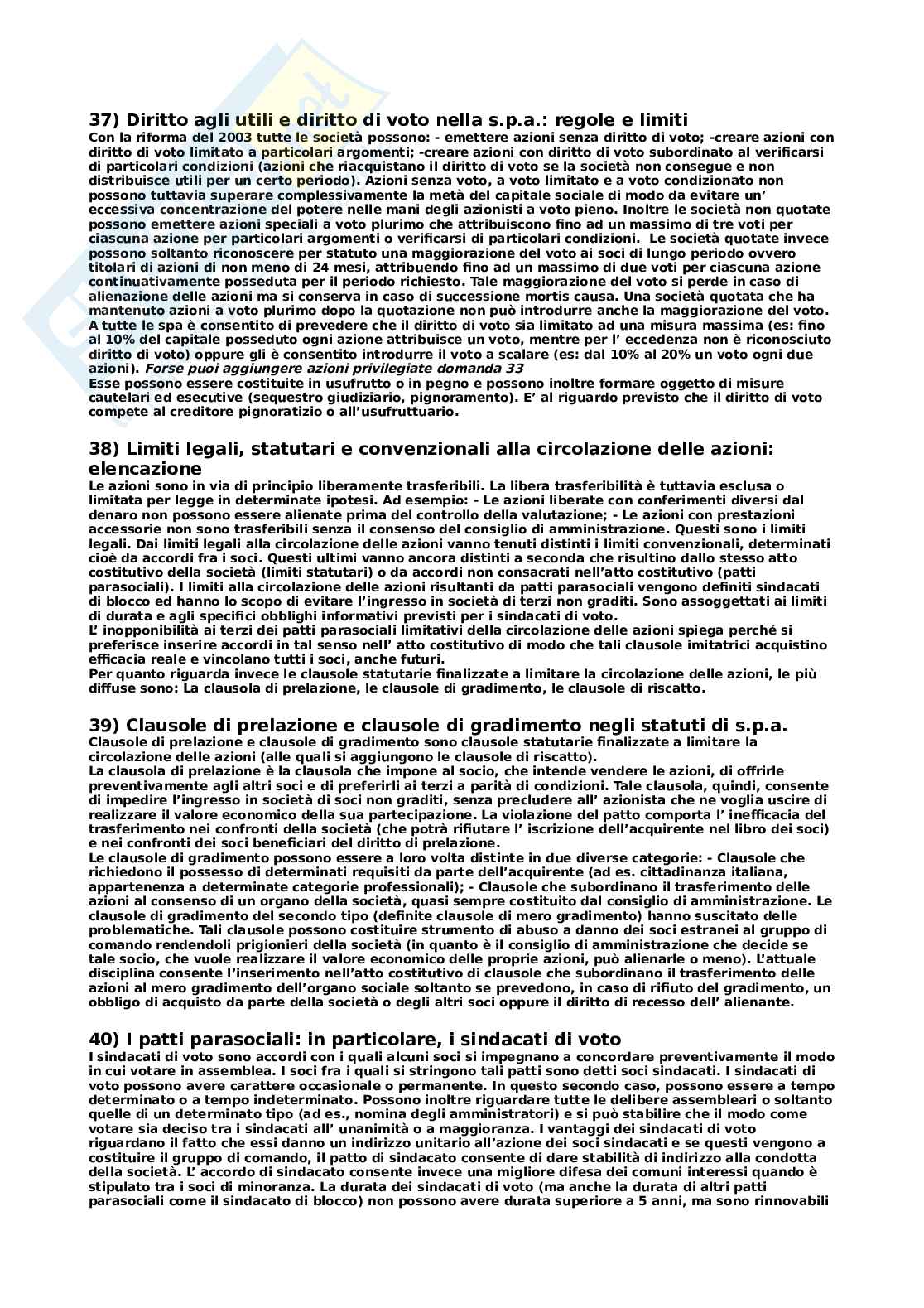 Appunti per l'esame di Diritto commerciale Pag. 26