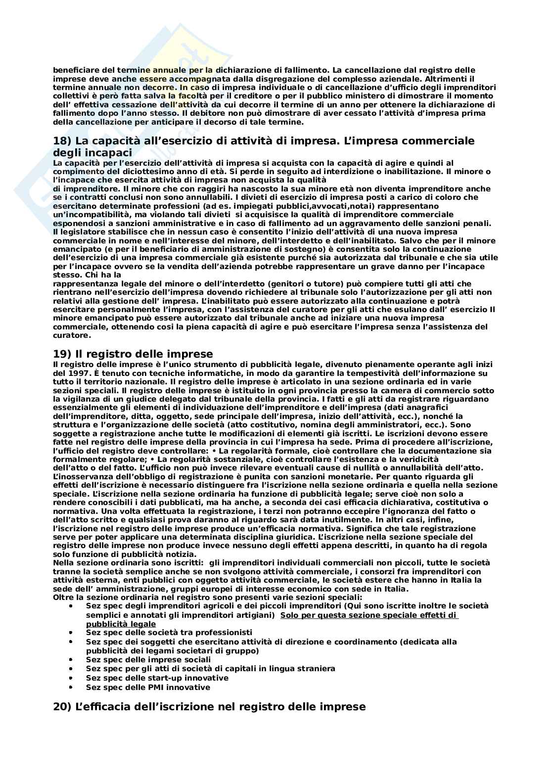 Appunti per l'esame di Diritto commerciale Pag. 6