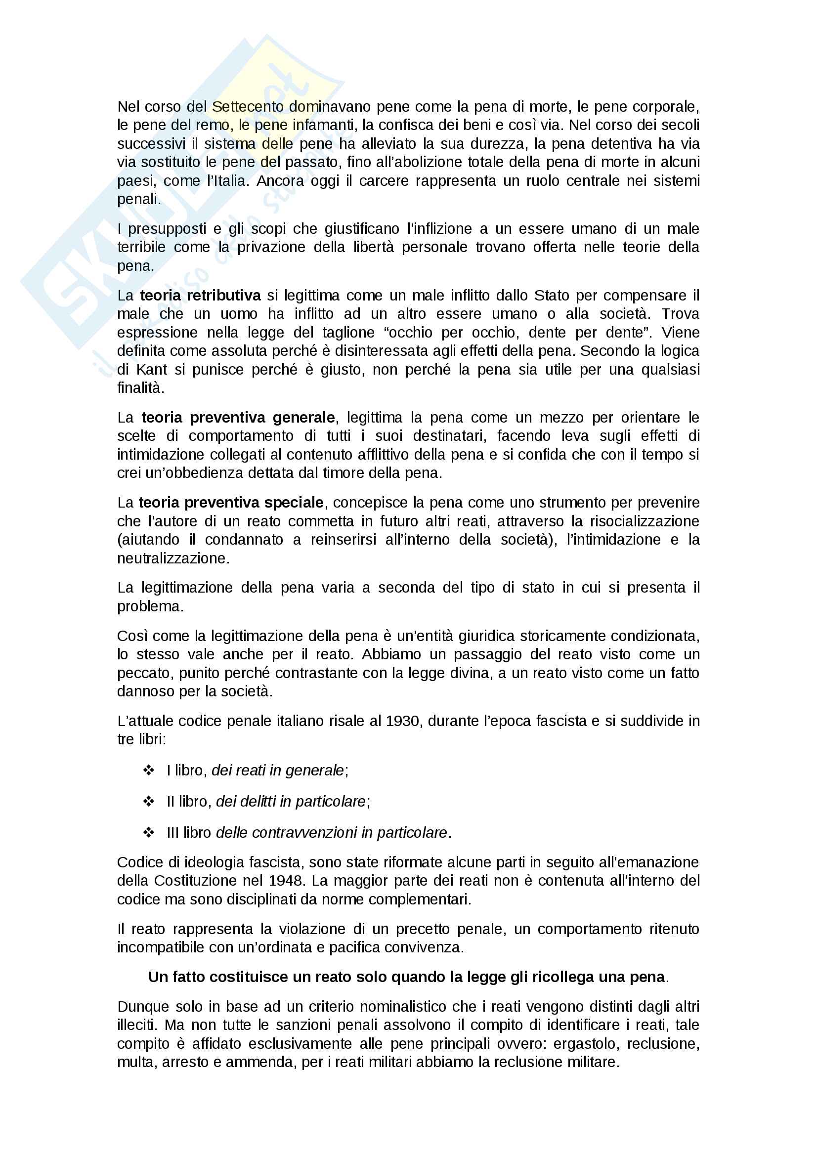 Diritto penale Pag. 1
