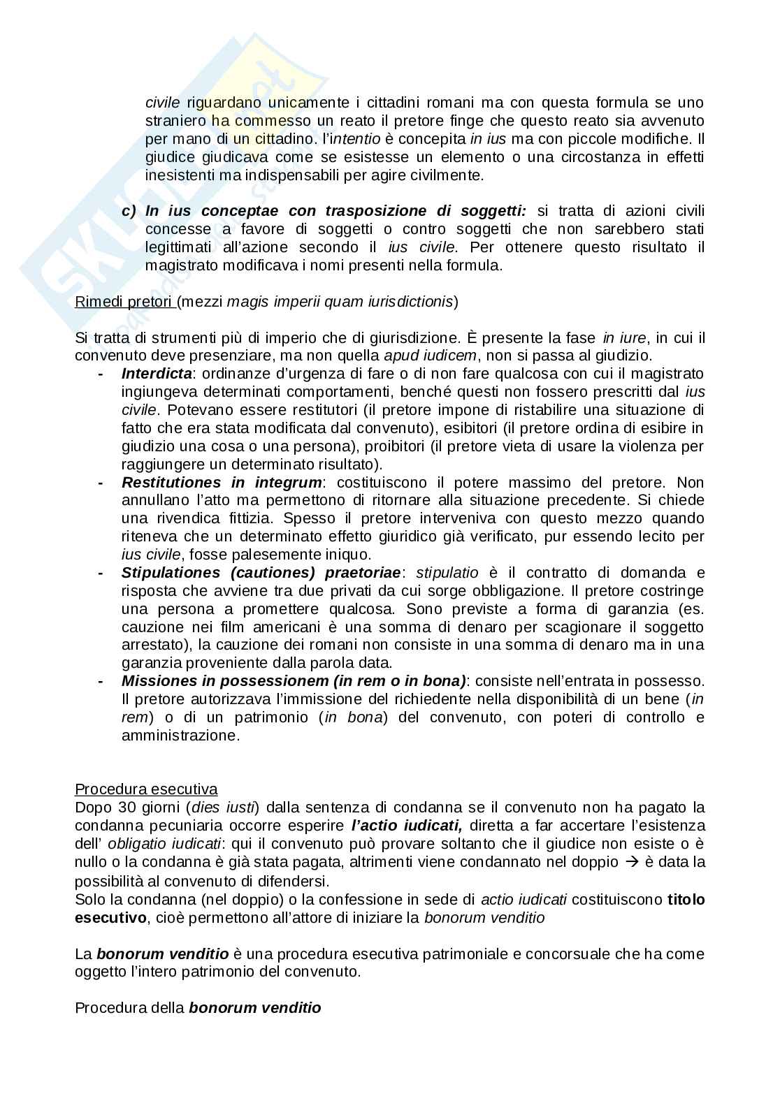 Riassunto esame Istituzioni di diritto romano, Prof. Lambrini Paola, libro consigliato Il diritto nell'esperienza di Roma antica, Paola Lambrini Pag. 36