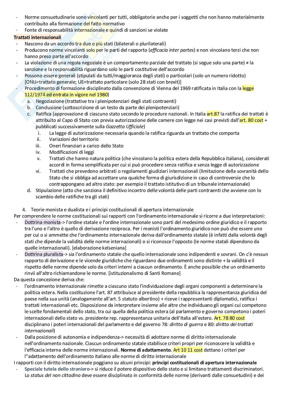 L'ordinamento internazionale Pag. 2