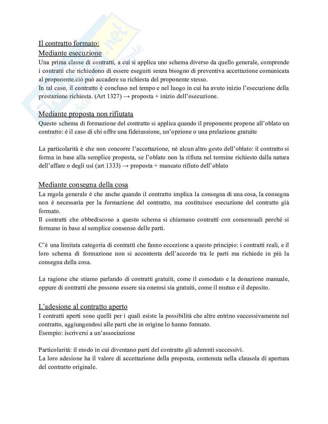 Riassunto esame Diritto privato, Prof. Bonini Roberta Serafina, libro consigliato Manuale di diritto privato , Roppo  Pag. 91