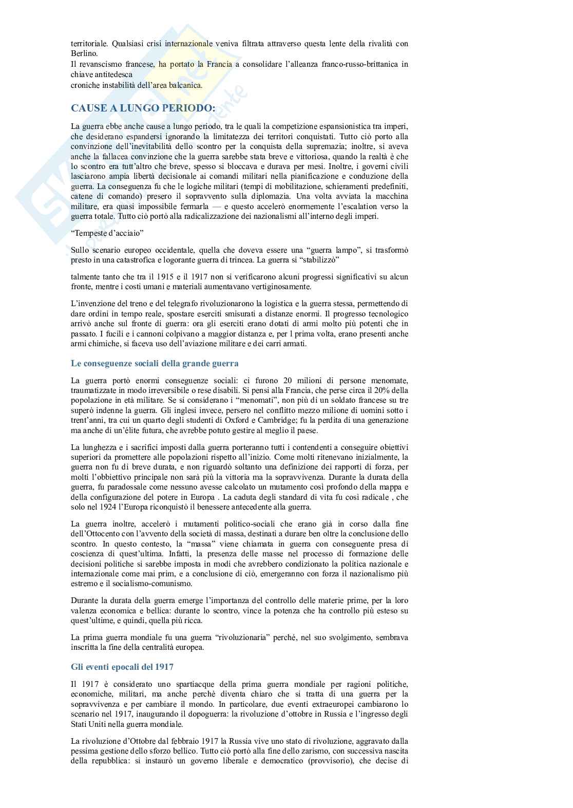 Storia contemporanea  Pag. 2