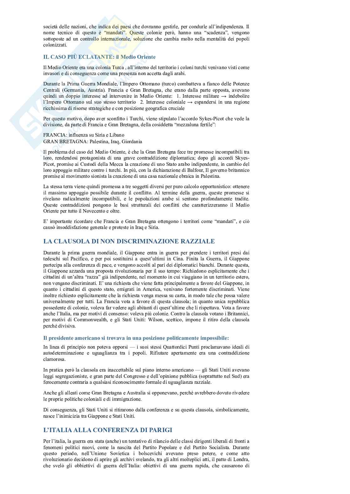 Storia contemporanea  Pag. 6