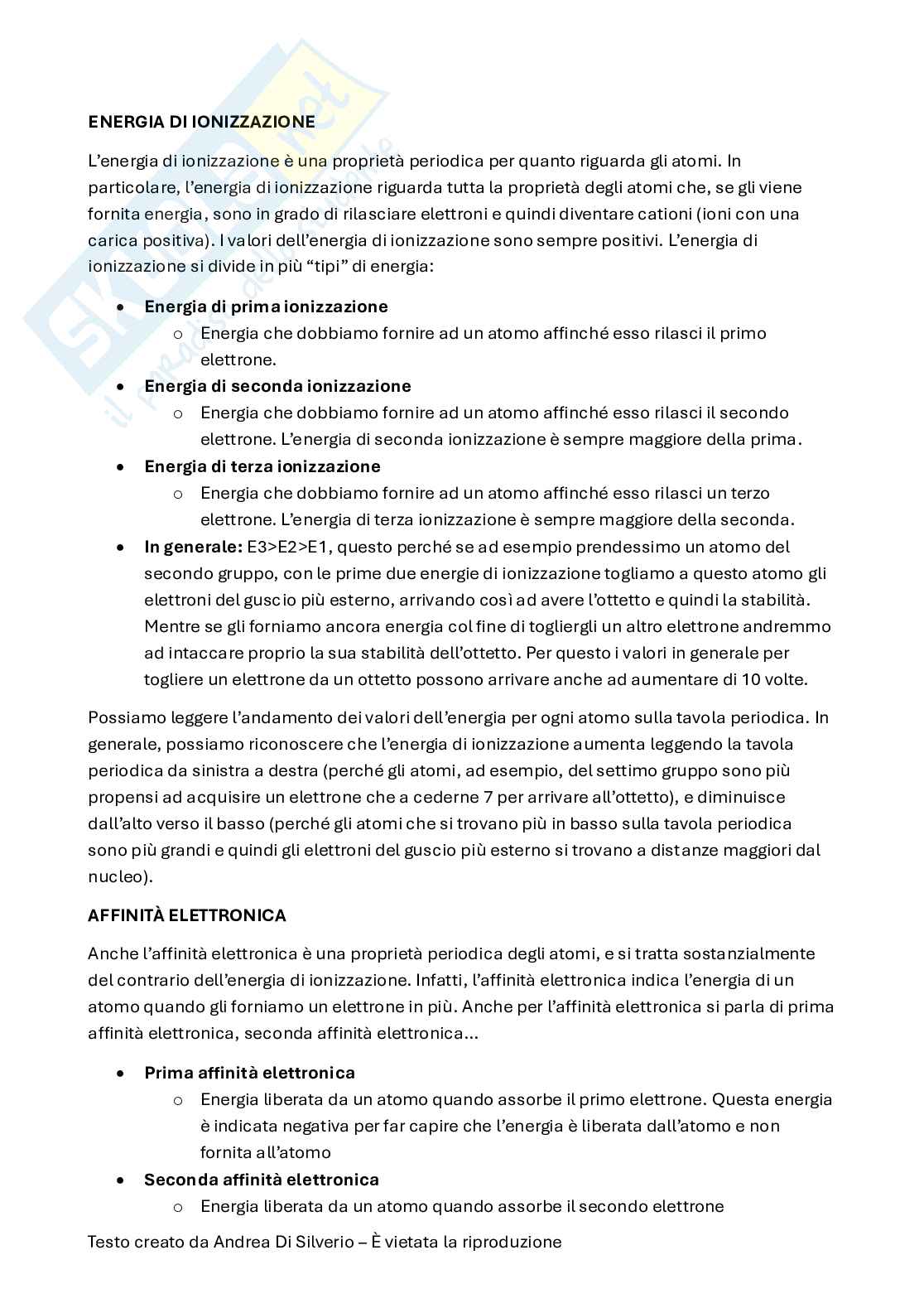 Appunti di Chimica Pag. 21