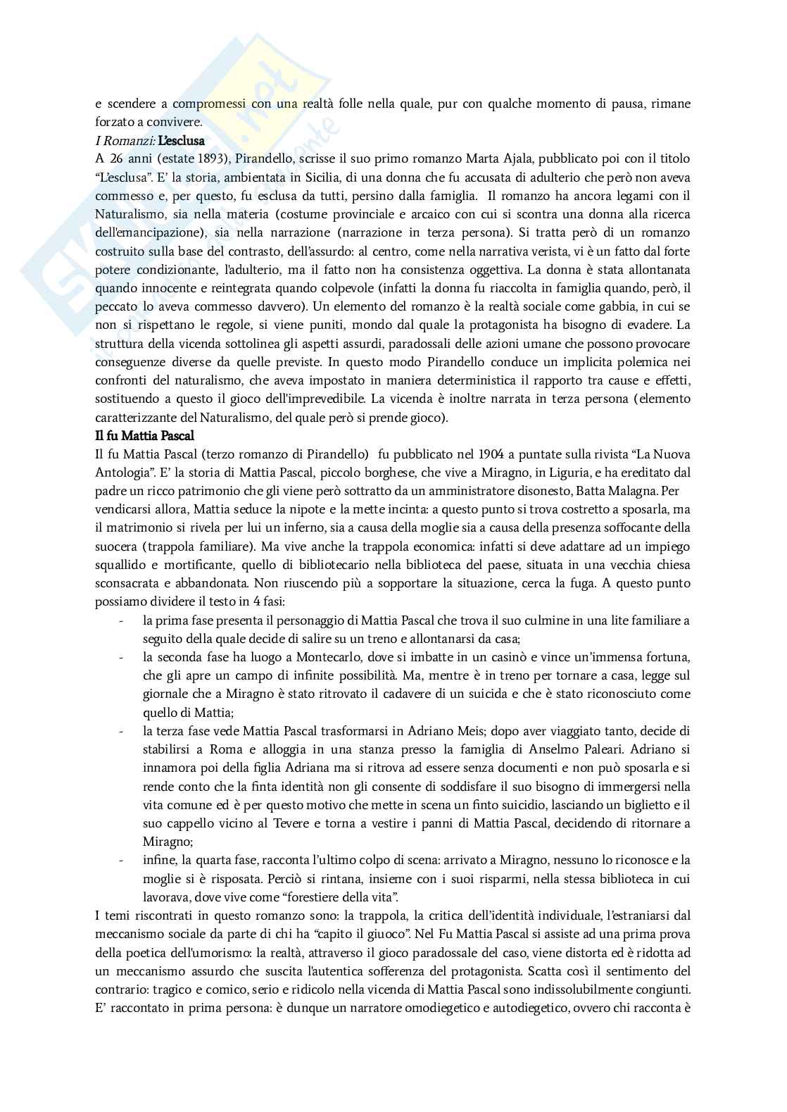 Appunti Autori italiani Pag. 36