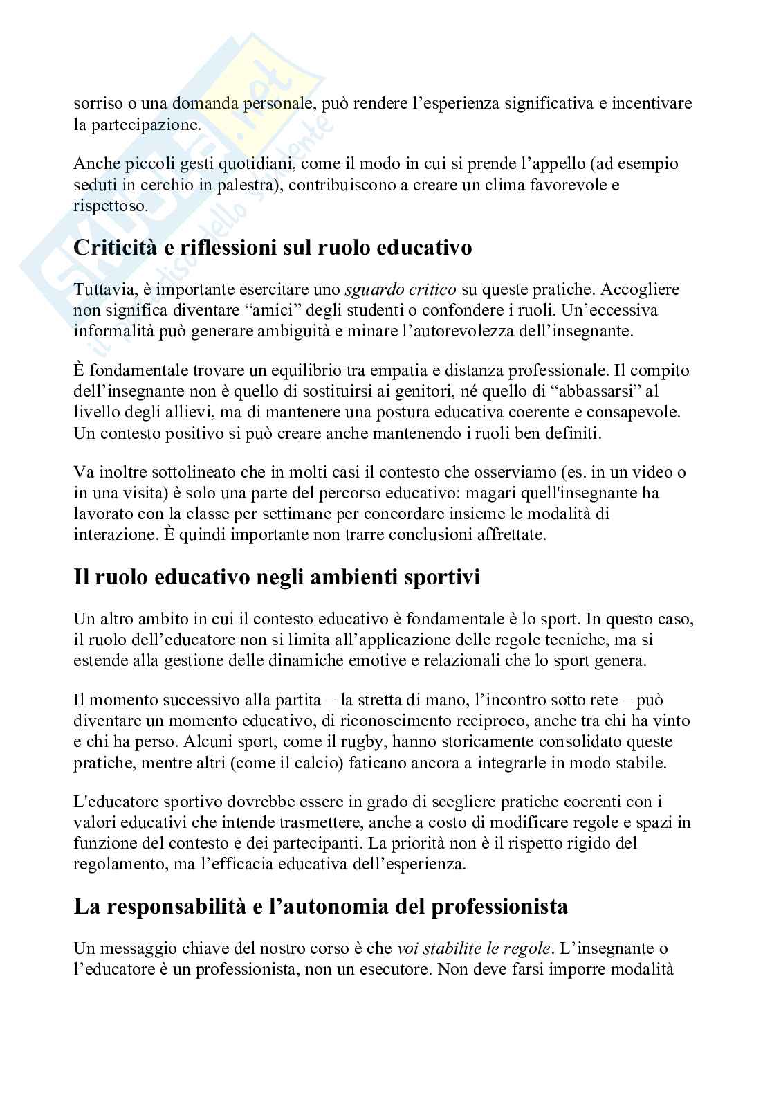 Prima Prova Parziale Teorie metodi e didattiche del movimento umano nelle età della vita  Pag. 16