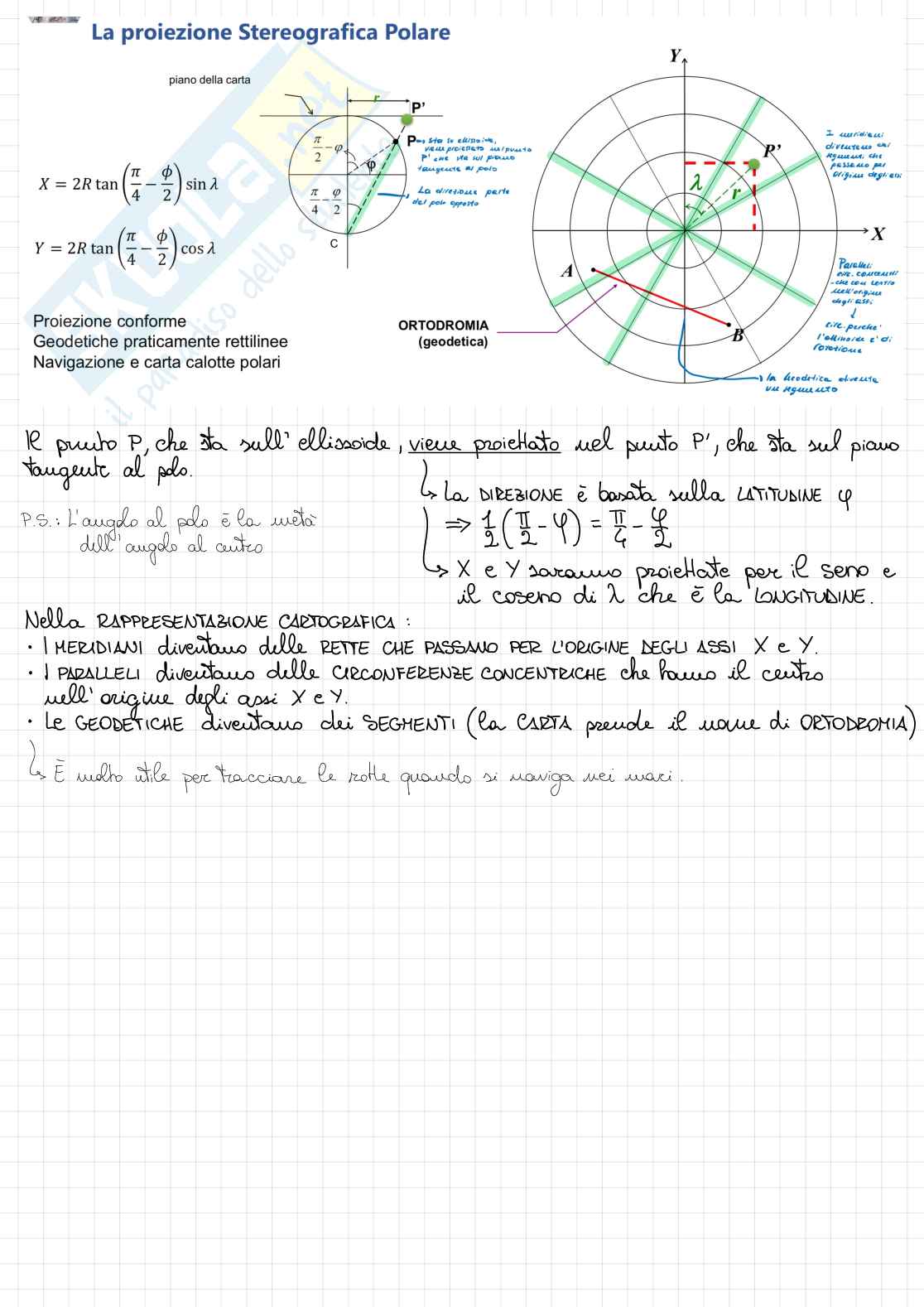 Appunti della parte di Cartografia del corso di Topogafia Pag. 6
