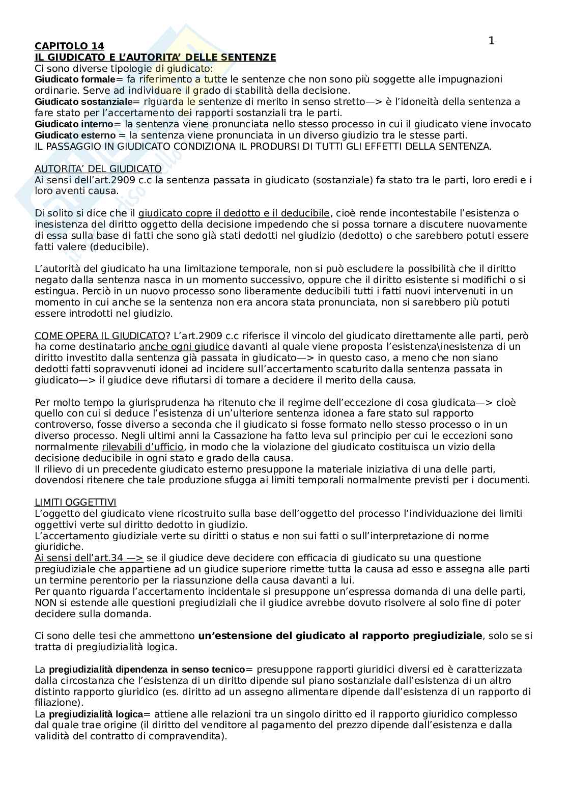 Rielaborazione delle impugnazioni  Pag. 1