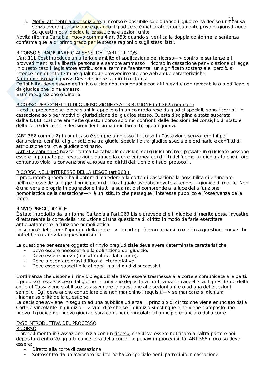 Rielaborazione delle impugnazioni  Pag. 11