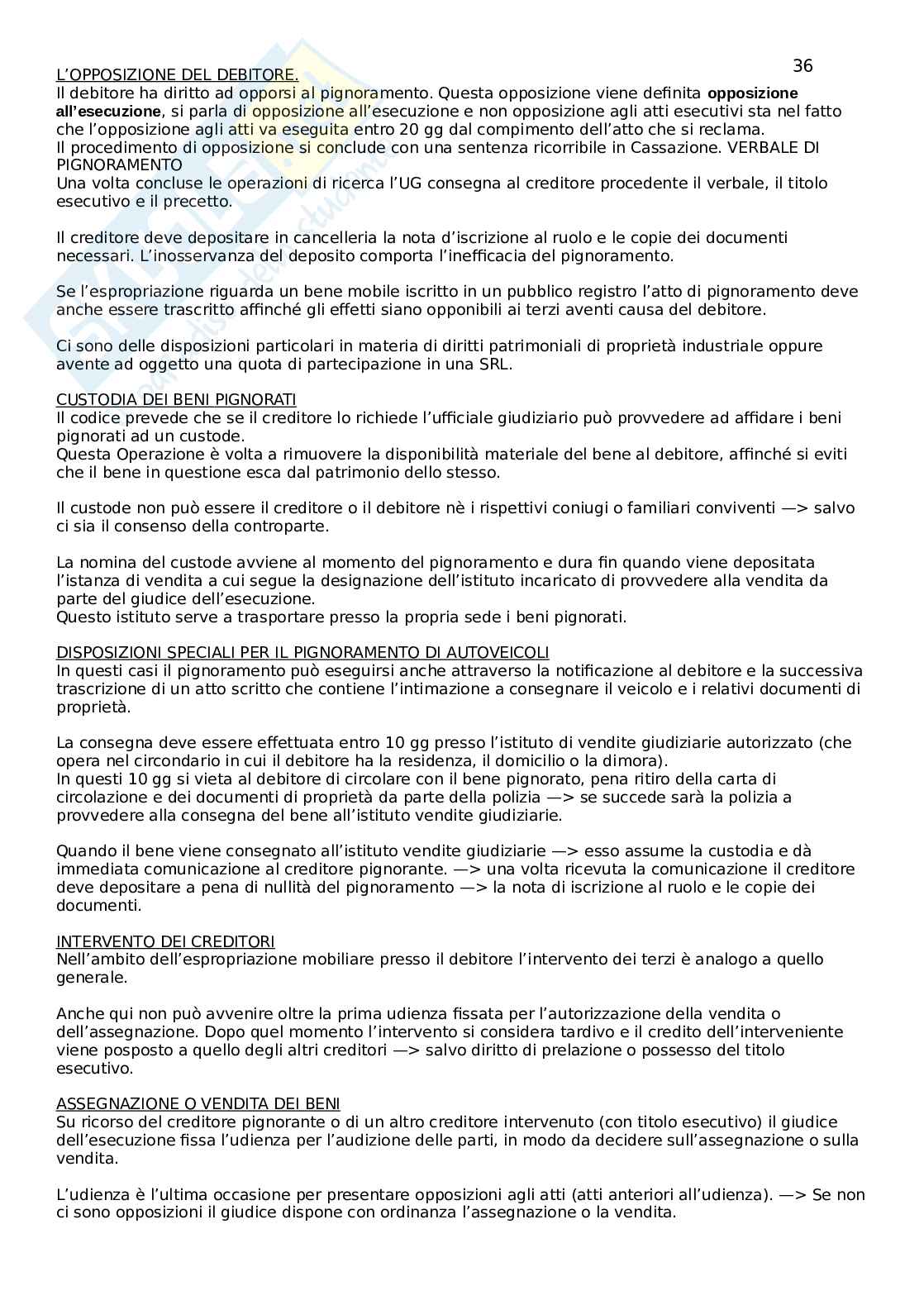 Rielaborazione delle impugnazioni  Pag. 36