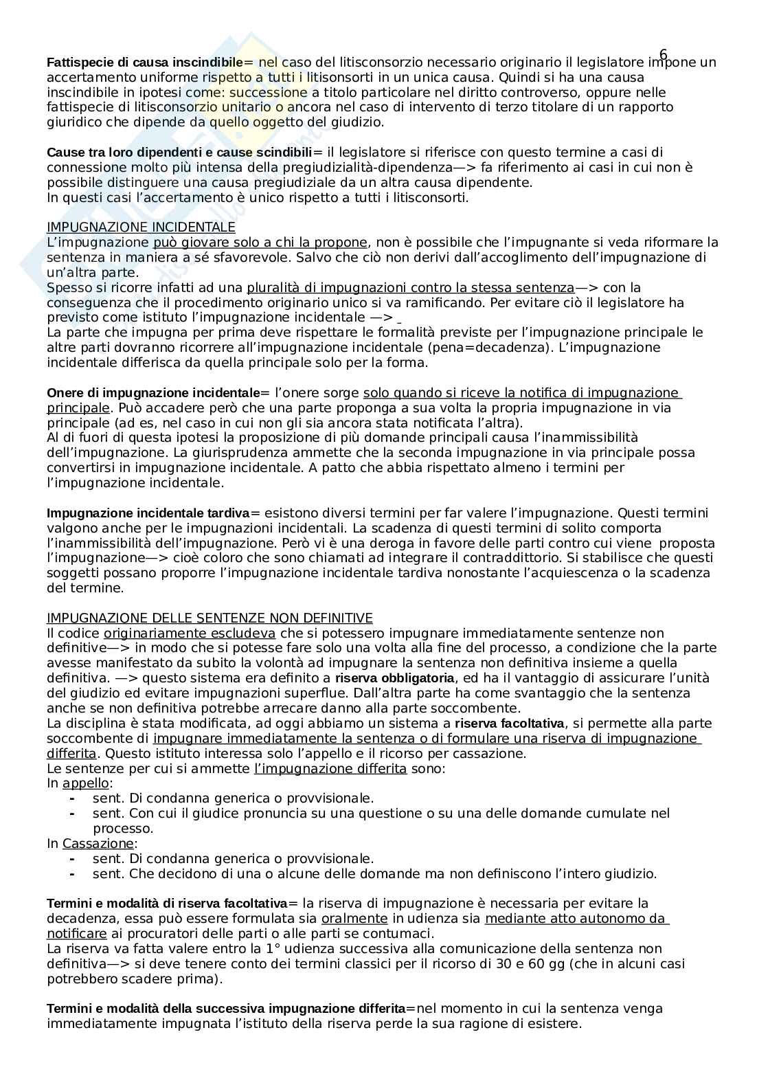 Rielaborazione delle impugnazioni  Pag. 6