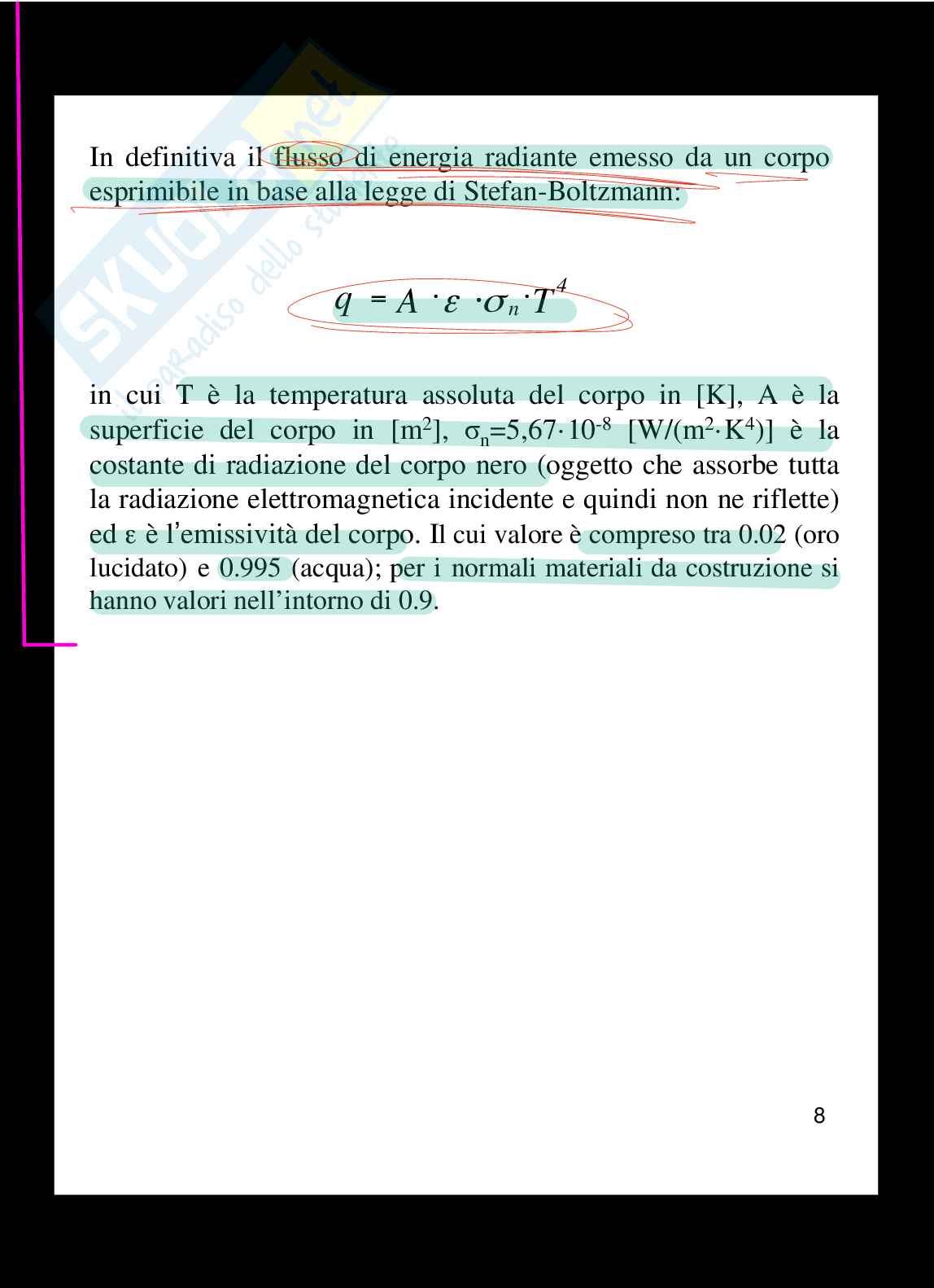 Quaderno fisica tecnica Pag. 26