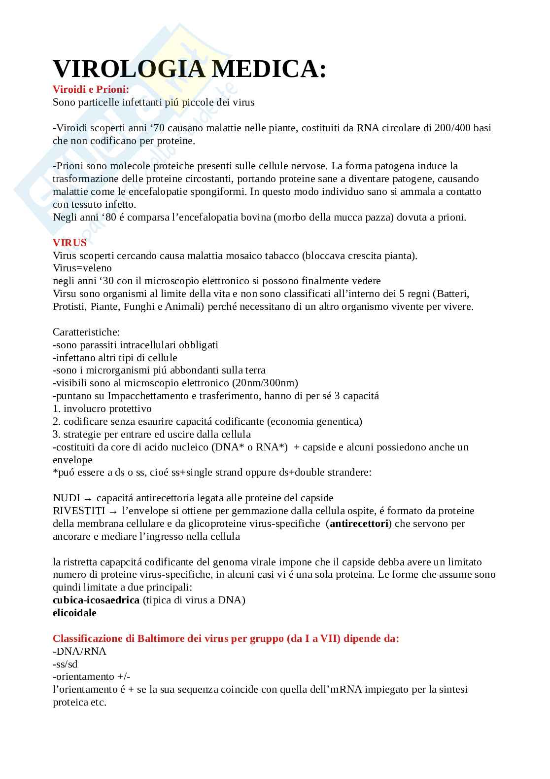 Microbiologia avanzata (esame a scelta di tipo D) Pag. 1