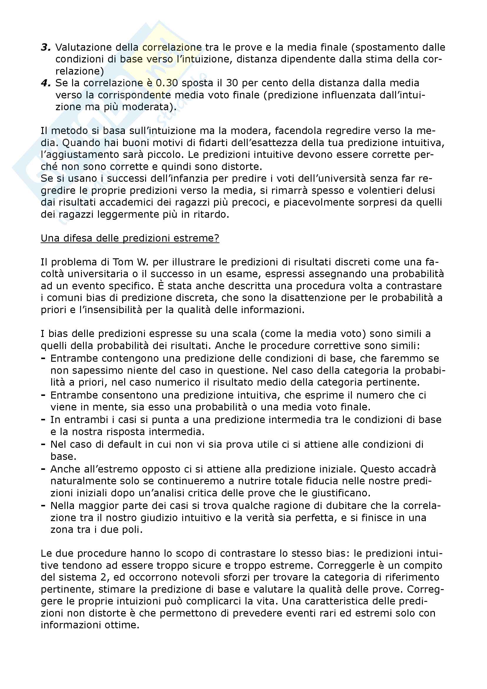 Pensieri Lenti E Veloci Riassunto Pdf