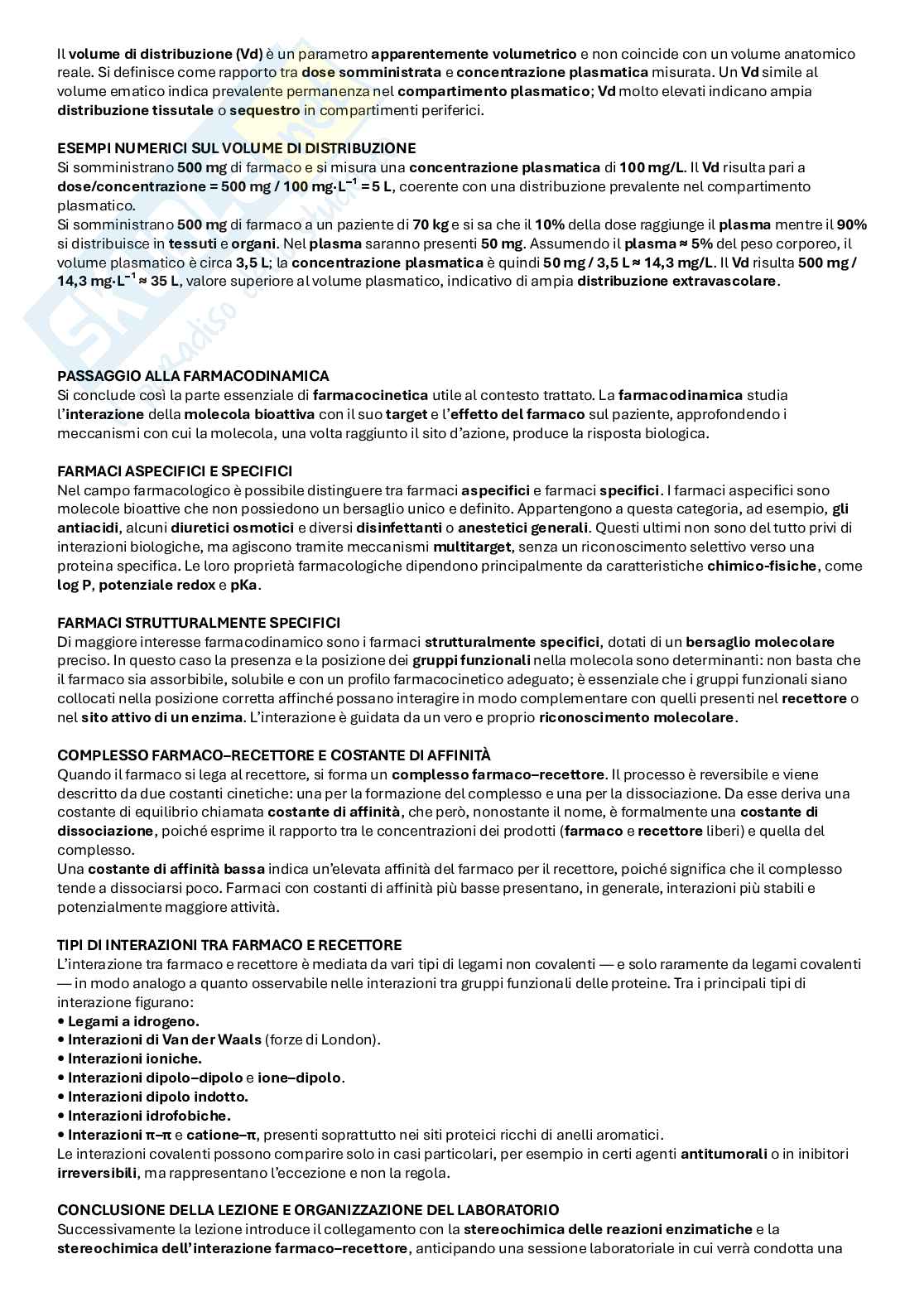 Laboratorio di molecole bioattive completo - Appunti Pag. 26