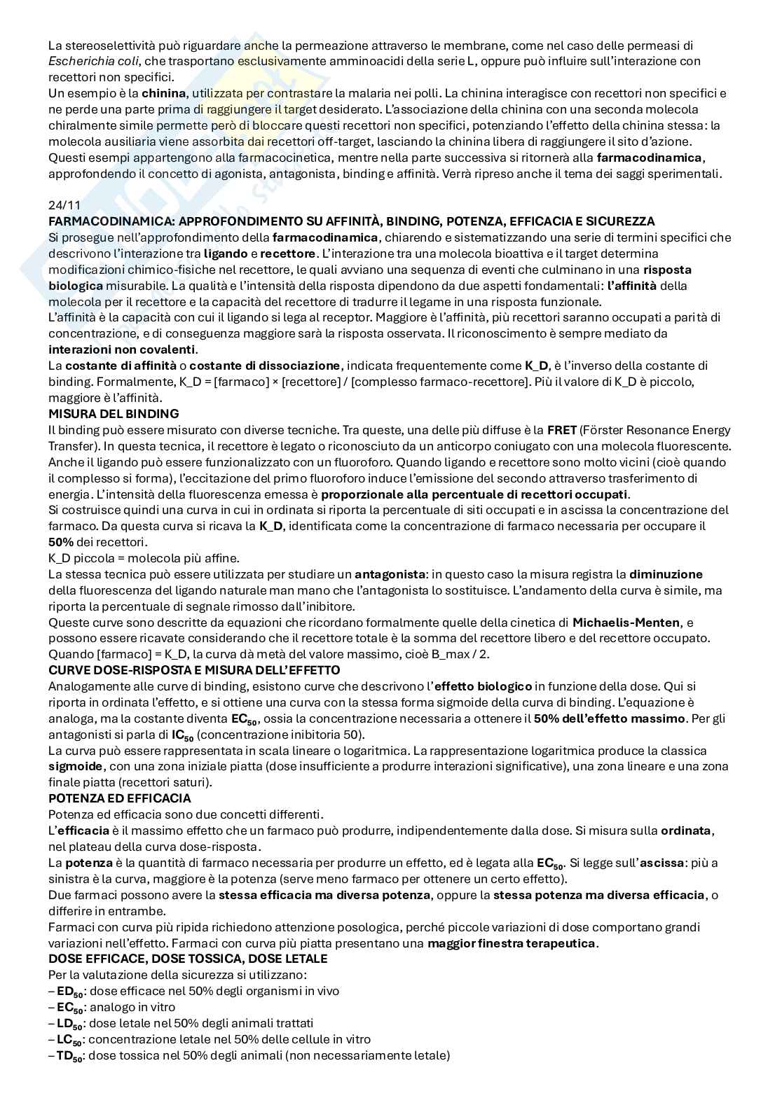 Laboratorio di molecole bioattive completo - Appunti Pag. 36