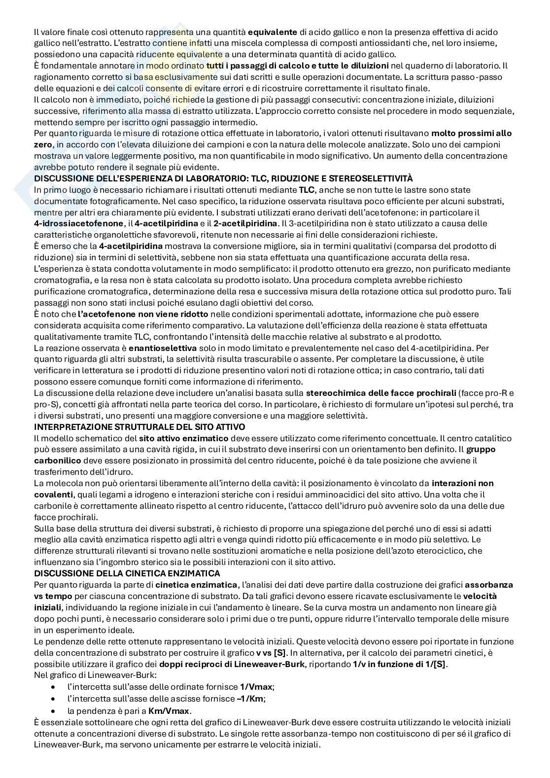 Laboratorio di molecole bioattive completo - Appunti Pag. 56