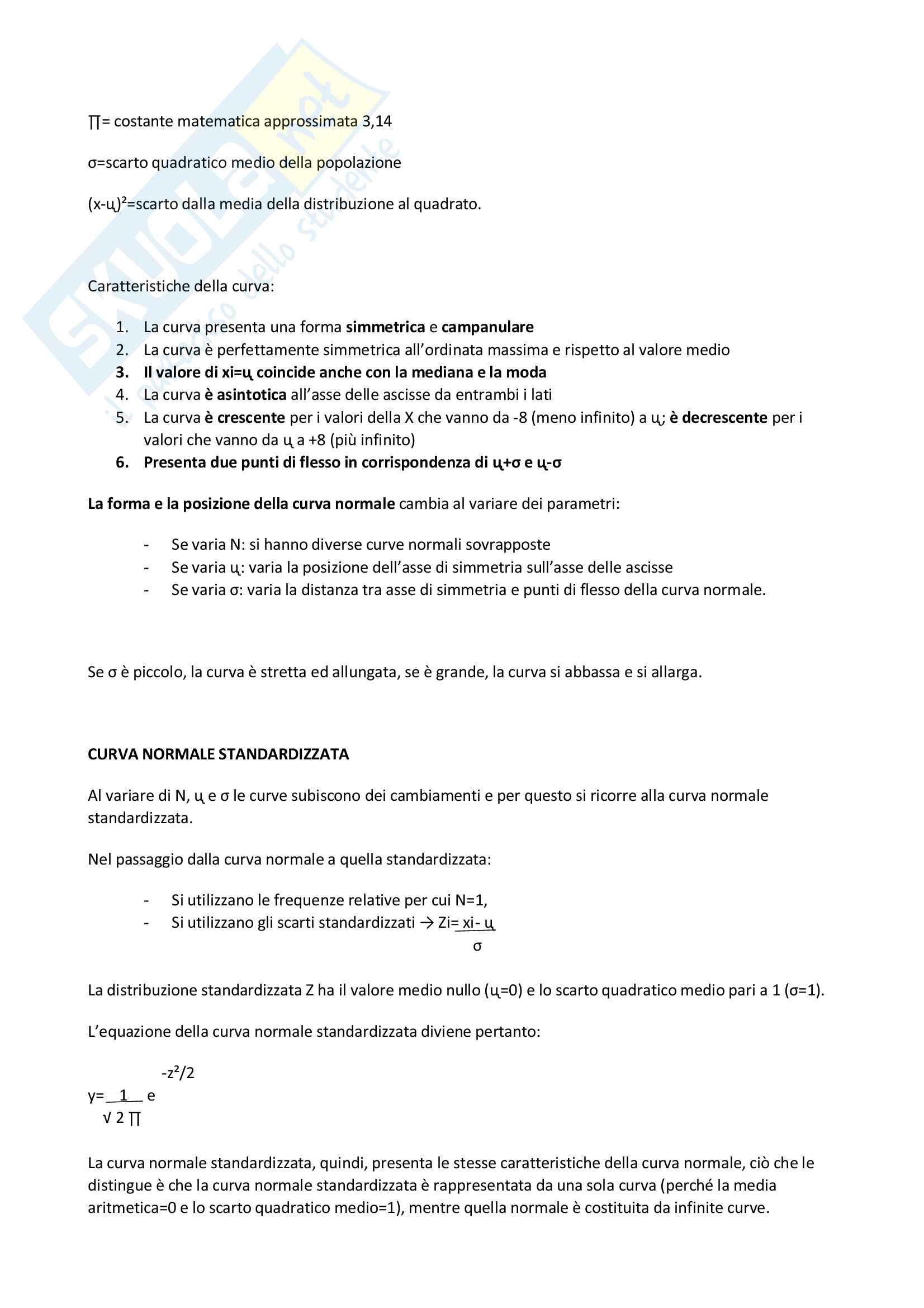 Riassunti statistica Pag. 26