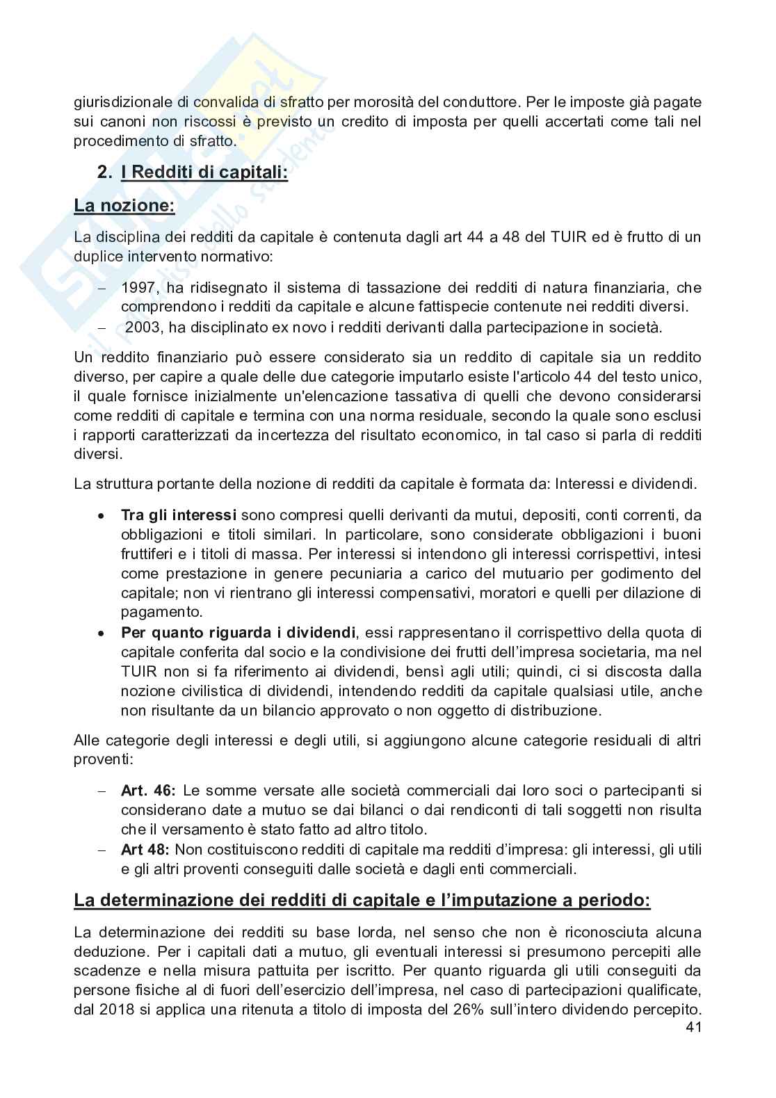 Appunti di Diritto tributario, 6 crediti Pag. 41