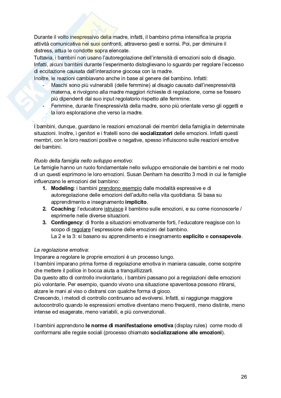 Riassunto esame Psicologia dello sviluppo, Prof. Fiorilli Caterina, libro consigliato Psicologia dello sviluppo, Leman, Bremner, Gauvain Pag. 26
